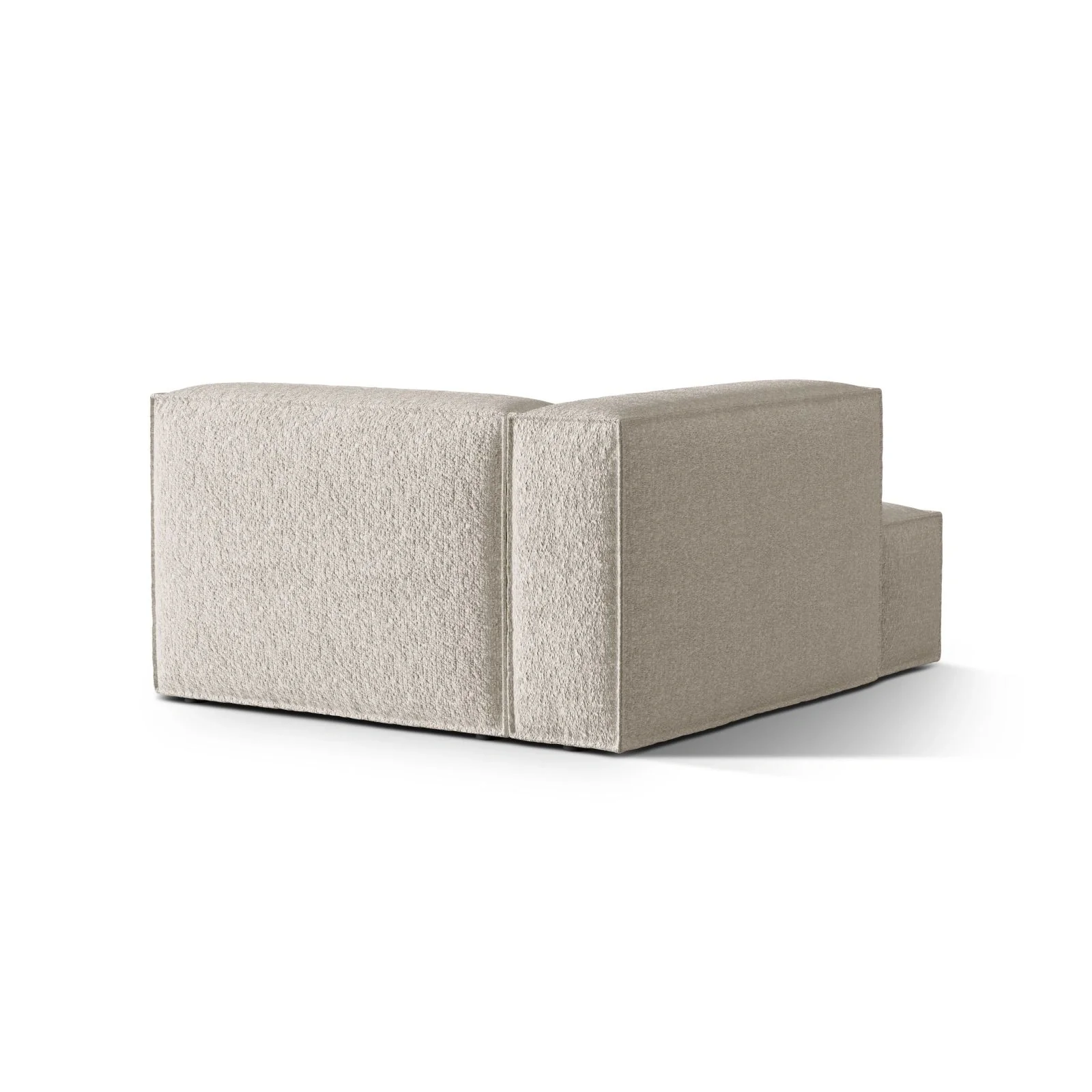 Nuria Modulares Sofa Sitzelement, Linke Seite, aus Samt, Boucle oder Strukturstoff, 147x127 cm - Image 70