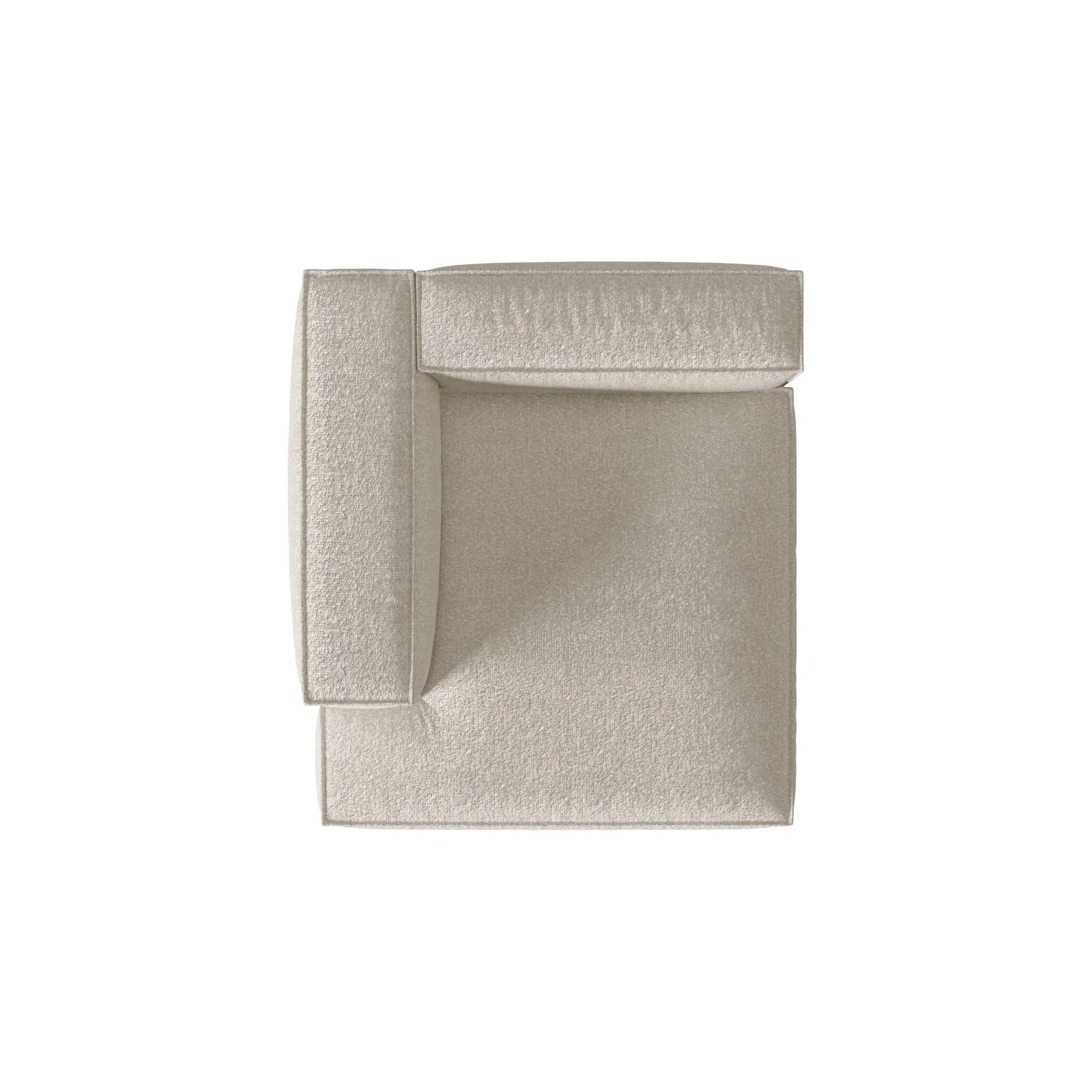 Nuria Modulares Sofa Sitzelement, Linke Seite, aus Samt, Boucle oder Strukturstoff, 147x127 cm - Image 71