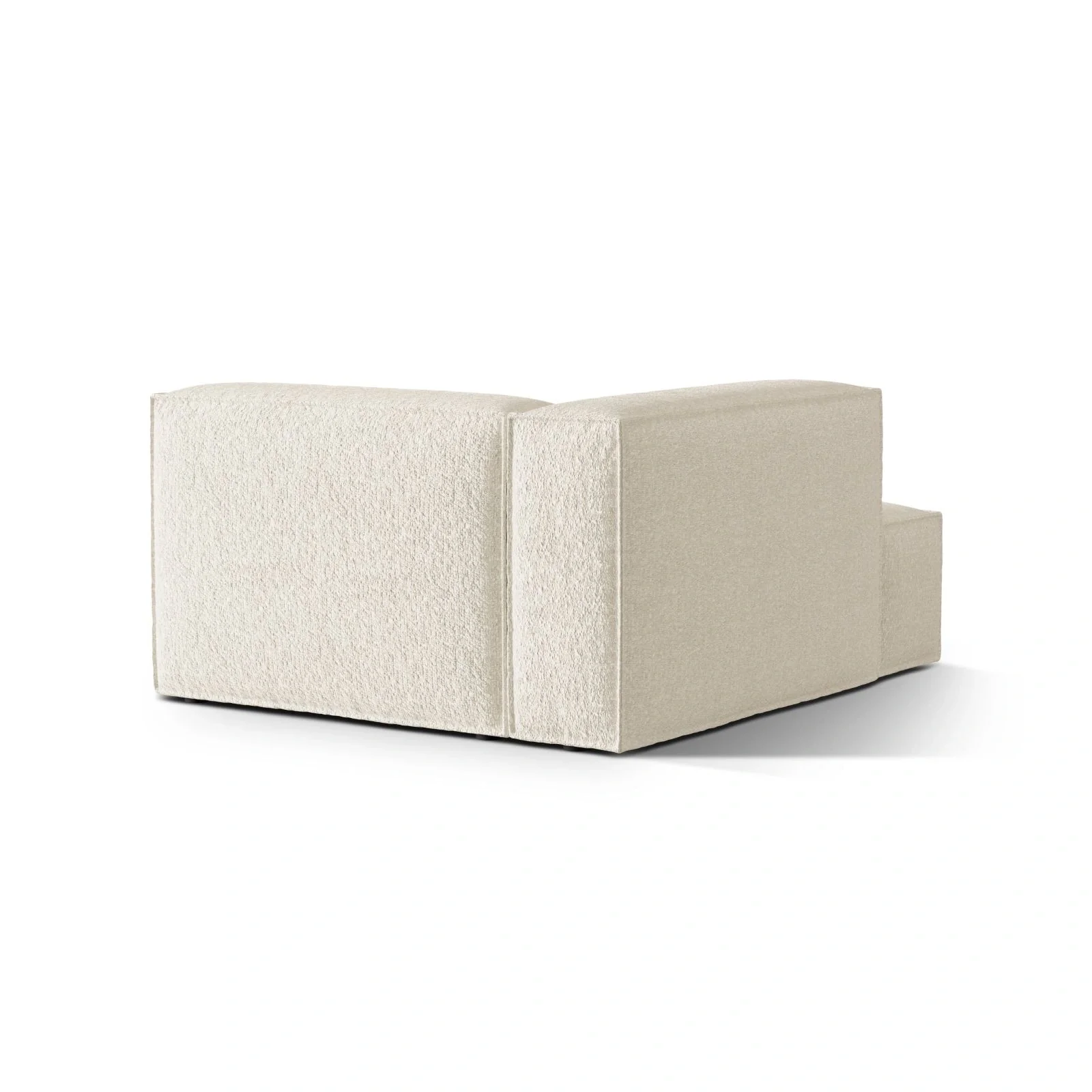 Nuria Modulares Sofa Sitzelement, Linke Seite, aus Samt, Boucle oder Strukturstoff, 147x127 cm - Image 76