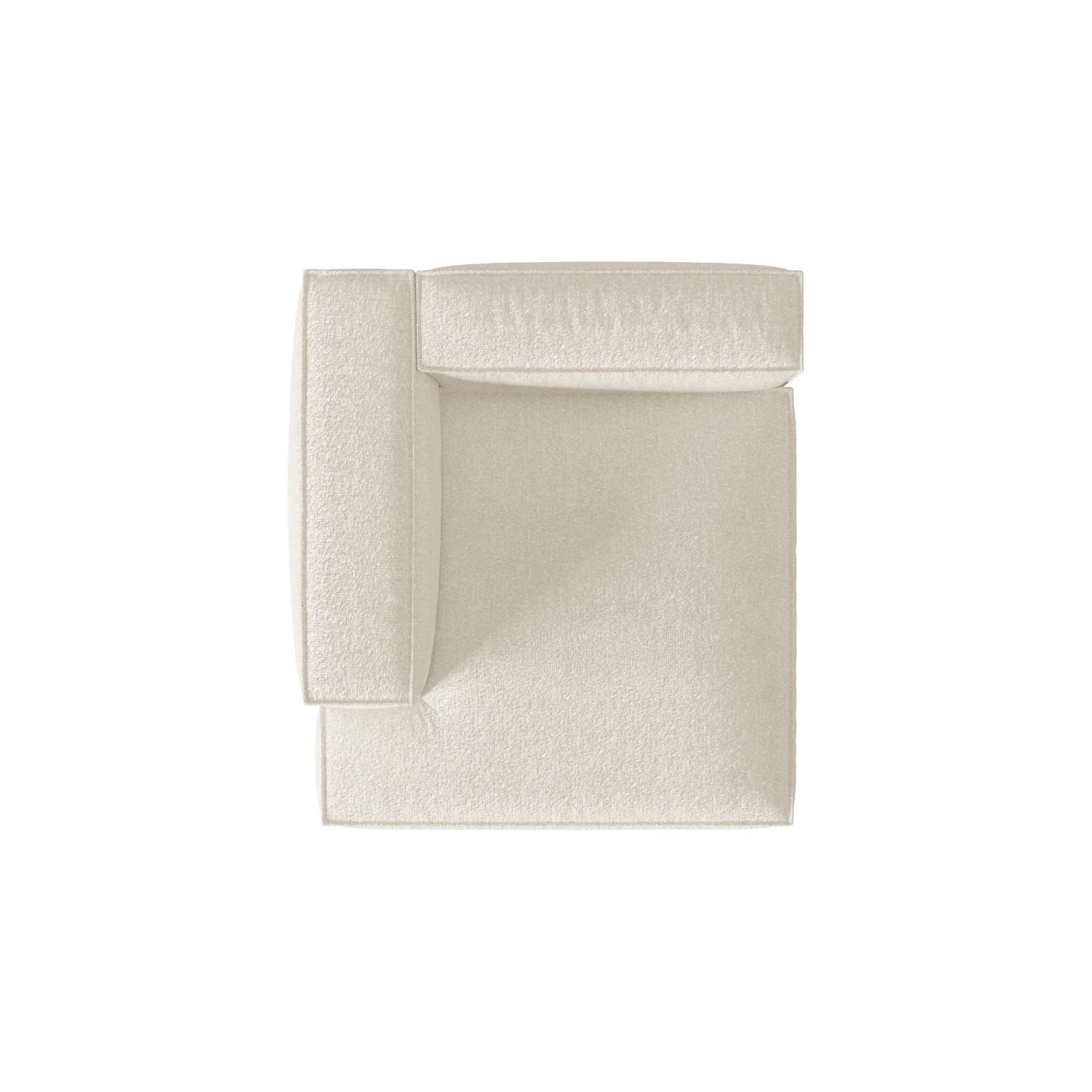Nuria Modulares Sofa Sitzelement, Linke Seite, aus Samt, Boucle oder Strukturstoff, 147x127 cm - Image 77