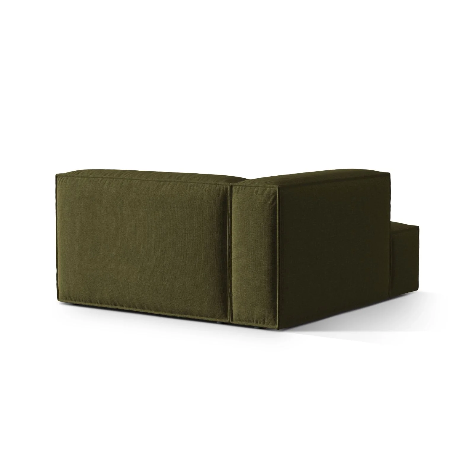 Nuria Modulares Sofa Sitzelement, Linke Seite, aus Samt, Boucle oder Strukturstoff, 147x147 cm - Image 107