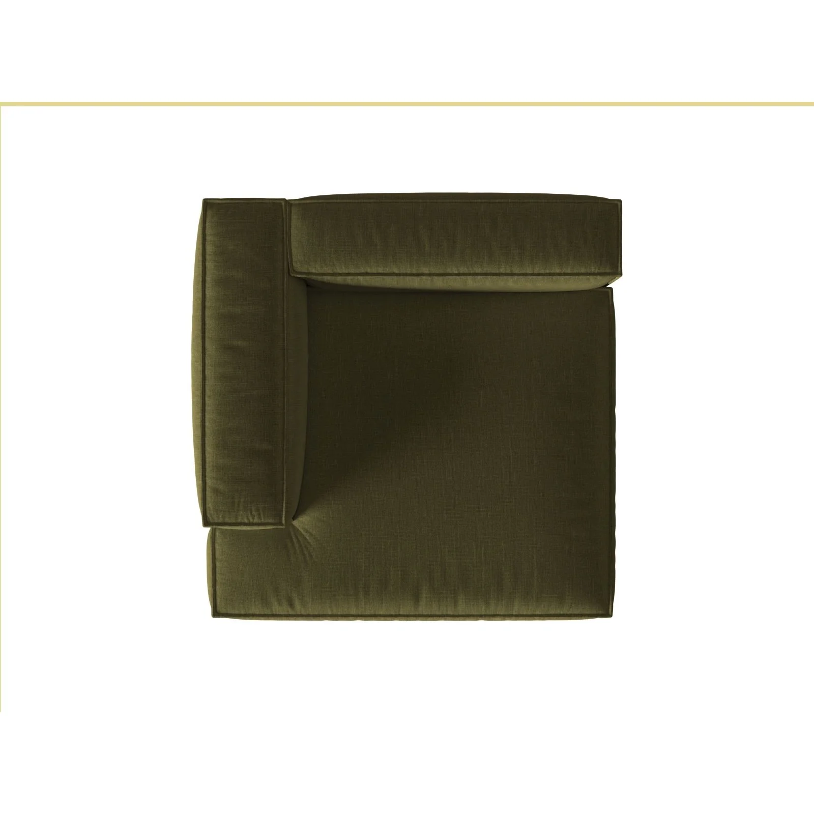 Nuria Modulares Sofa Sitzelement, Linke Seite, aus Samt, Boucle oder Strukturstoff, 147x147 cm - Image 108