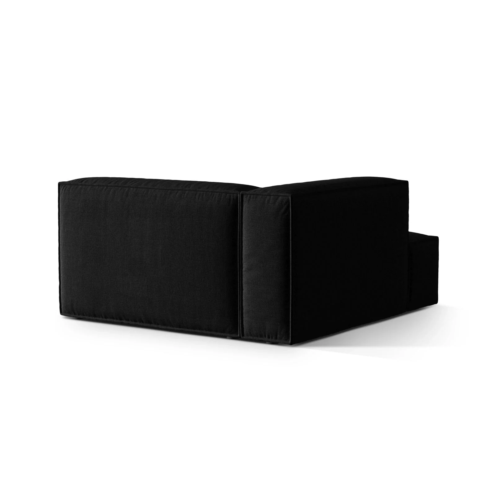 Nuria Modulares Sofa Sitzelement, Linke Seite, aus Samt, Boucle oder Strukturstoff, 147x147 cm - Image 117