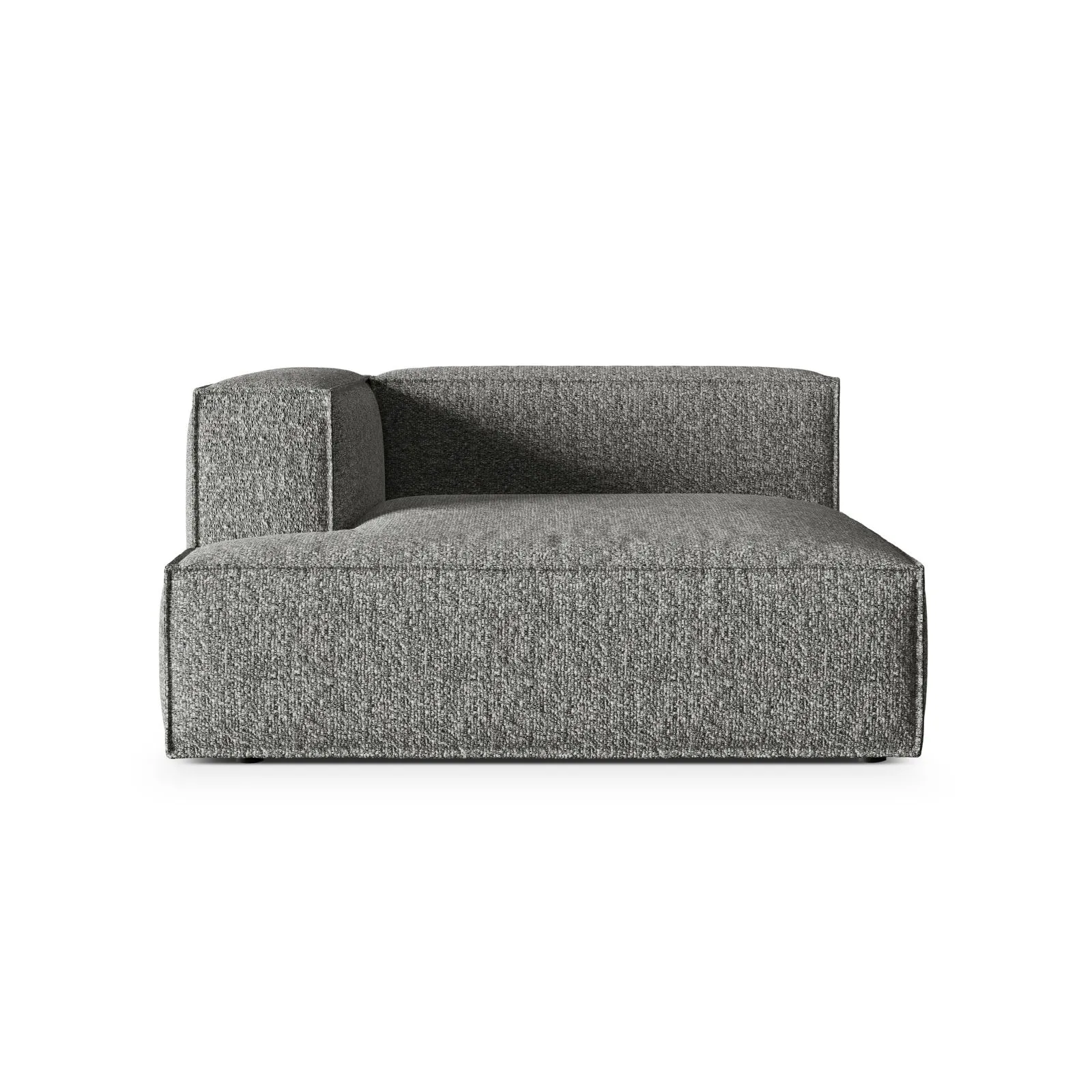 Nuria Modulares Sofa Sitzelement, Linke Seite, aus Samt, Boucle oder Strukturstoff, 147x147 cm - Image 56