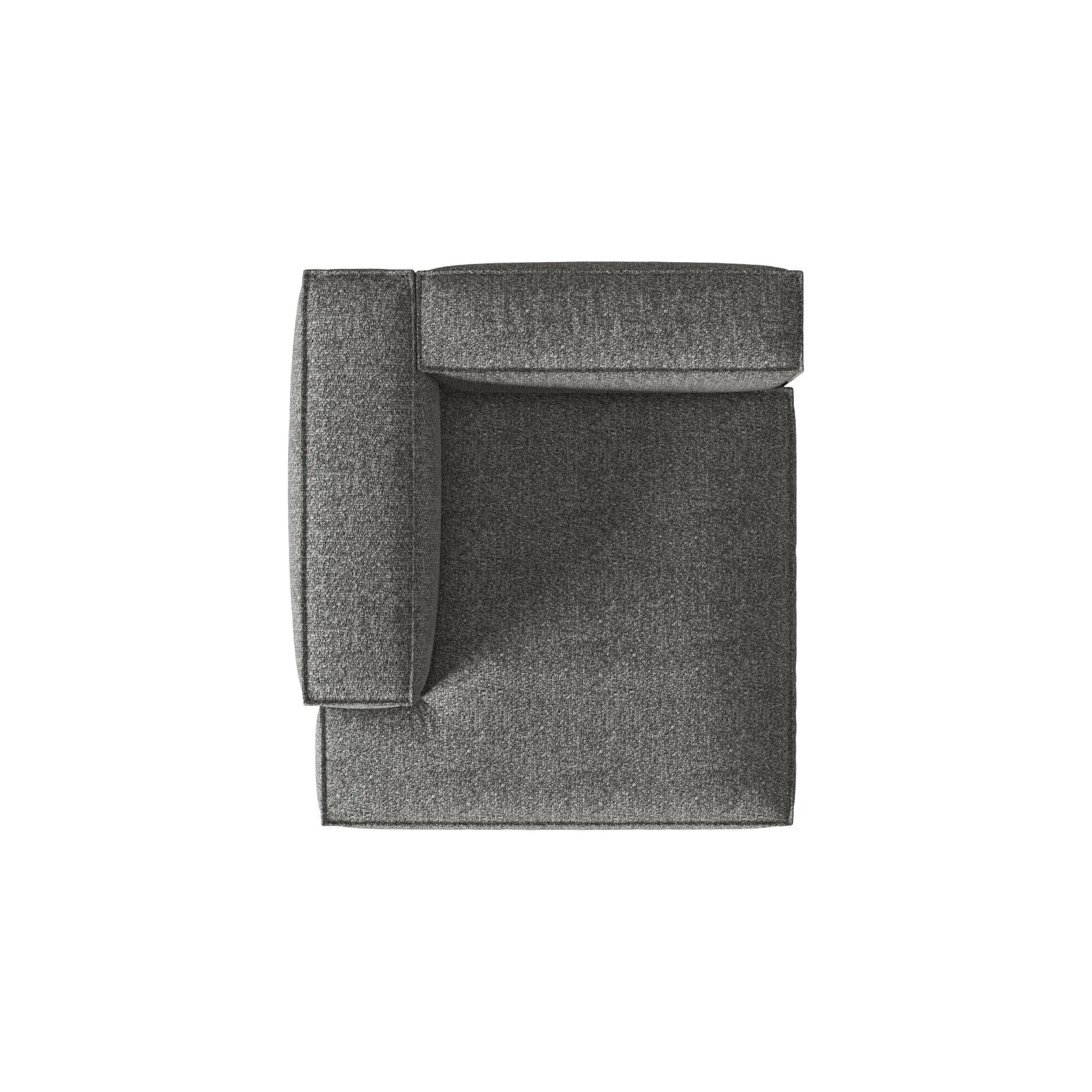 Nuria Modulares Sofa Sitzelement, Linke Seite, aus Samt, Boucle oder Strukturstoff, 147x147 cm - Image 60