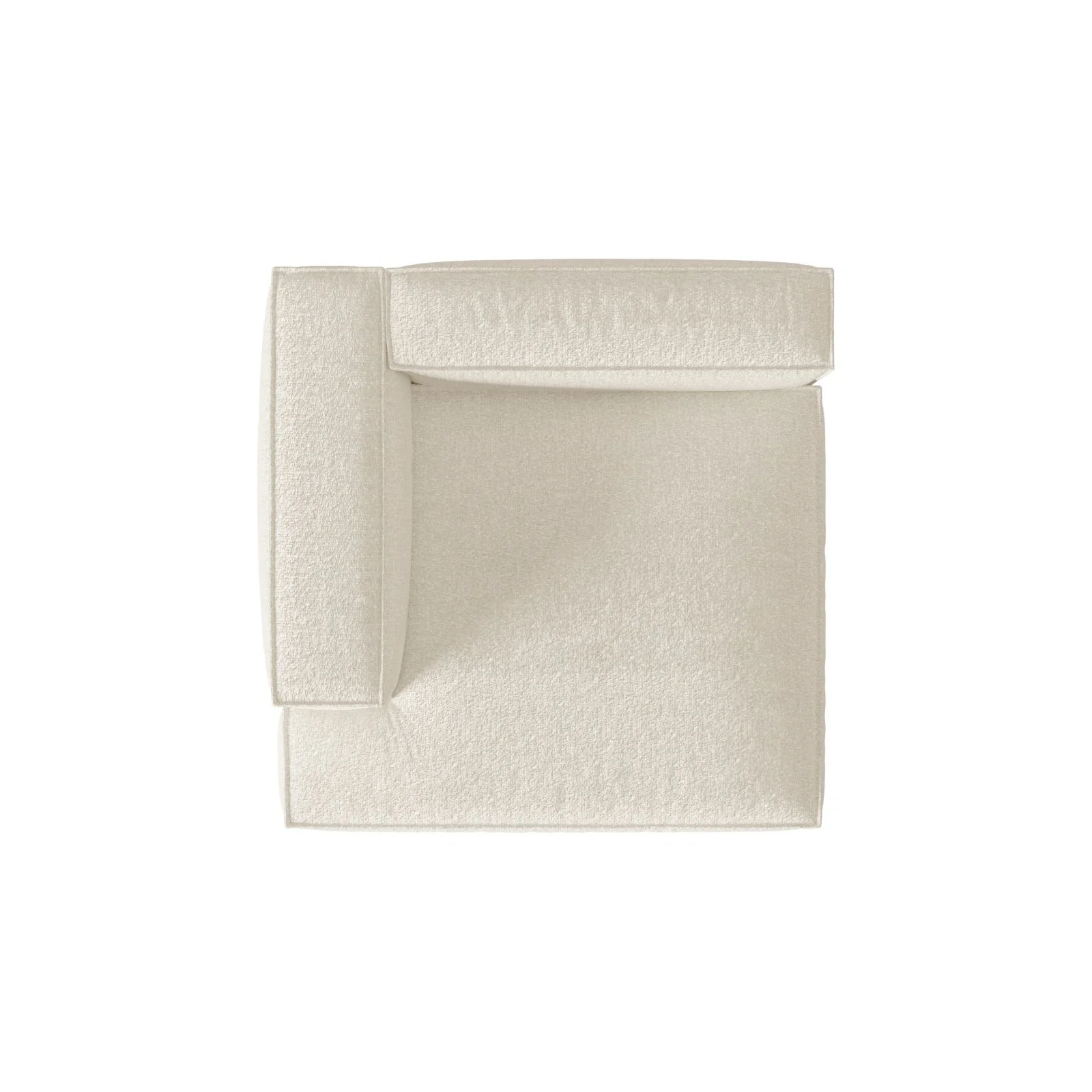 Nuria Modulares Sofa Sitzelement, Linke Seite, aus Samt, Boucle oder Strukturstoff, 147x147 cm - Image 77