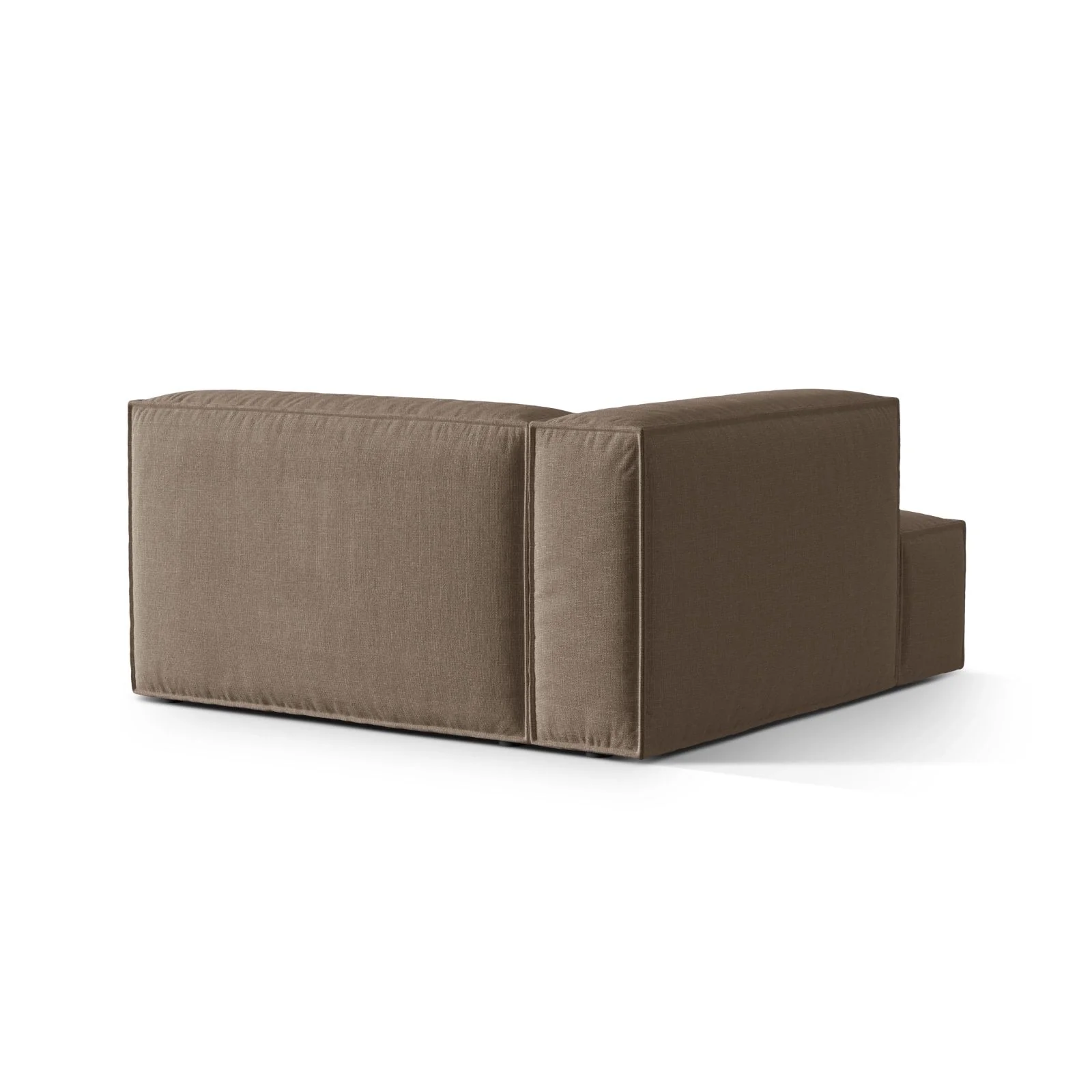 Nuria Modulares Sofa Sitzelement, Linke Seite, aus Samt, Boucle oder Strukturstoff, 147x147 cm - Image 9