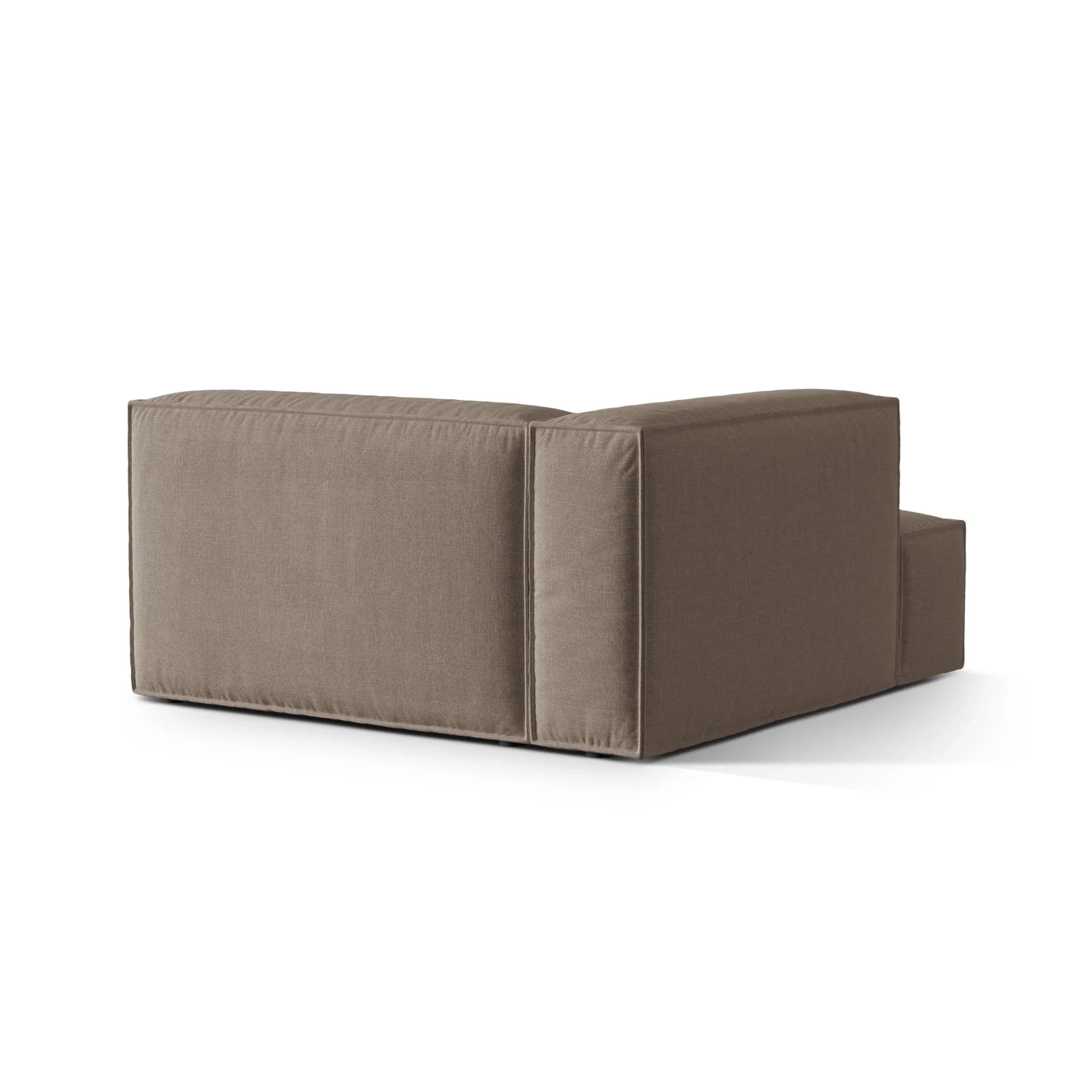 Nuria Modulares Sofa Sitzelement, Linke Seite, aus Samt, Boucle oder Strukturstoff, 147x147 cm - Image 92