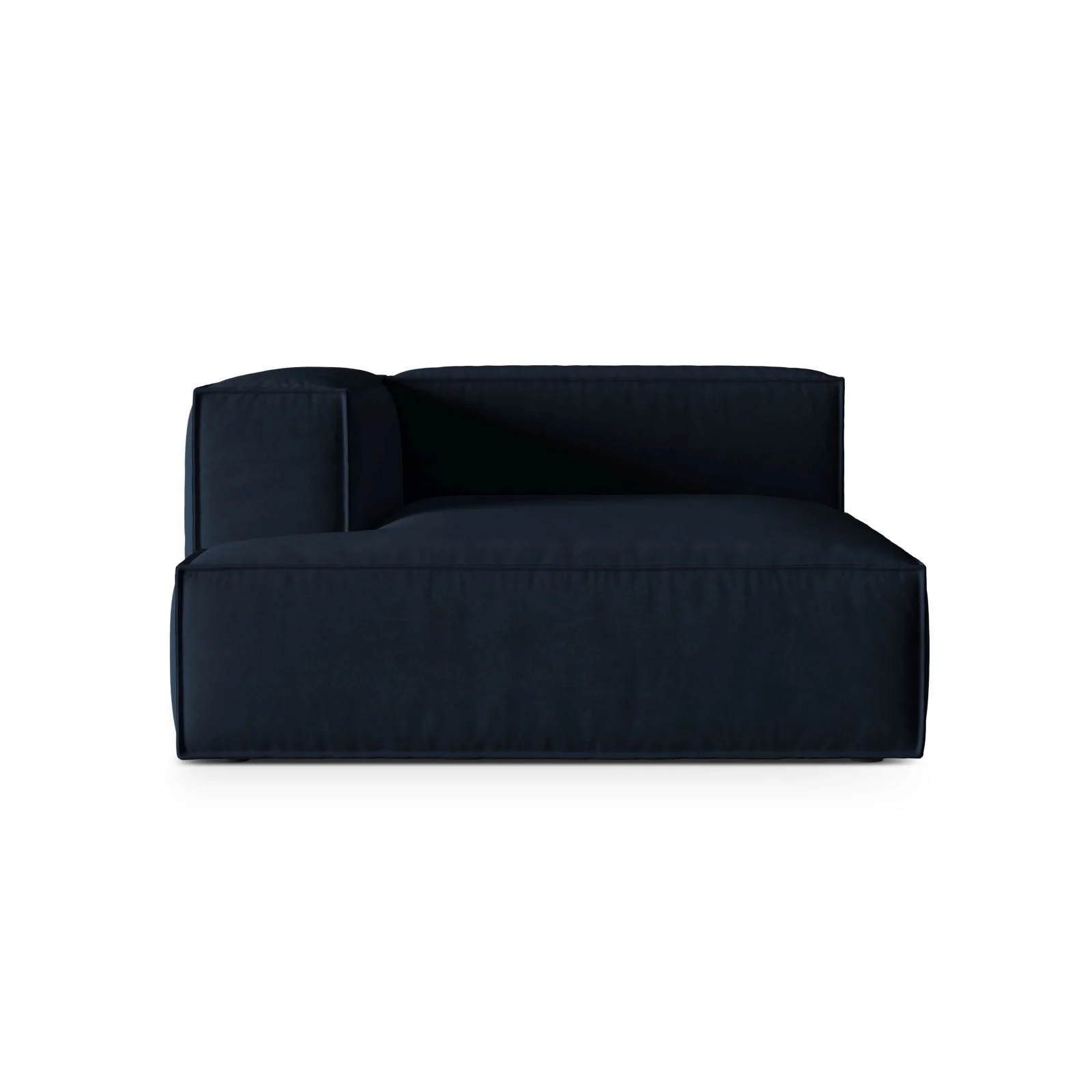 Nuria Modulares Sofa Sitzelement, Linke Seite, aus Samt, Boucle oder Strukturstoff, 147x147 cm - Image 99