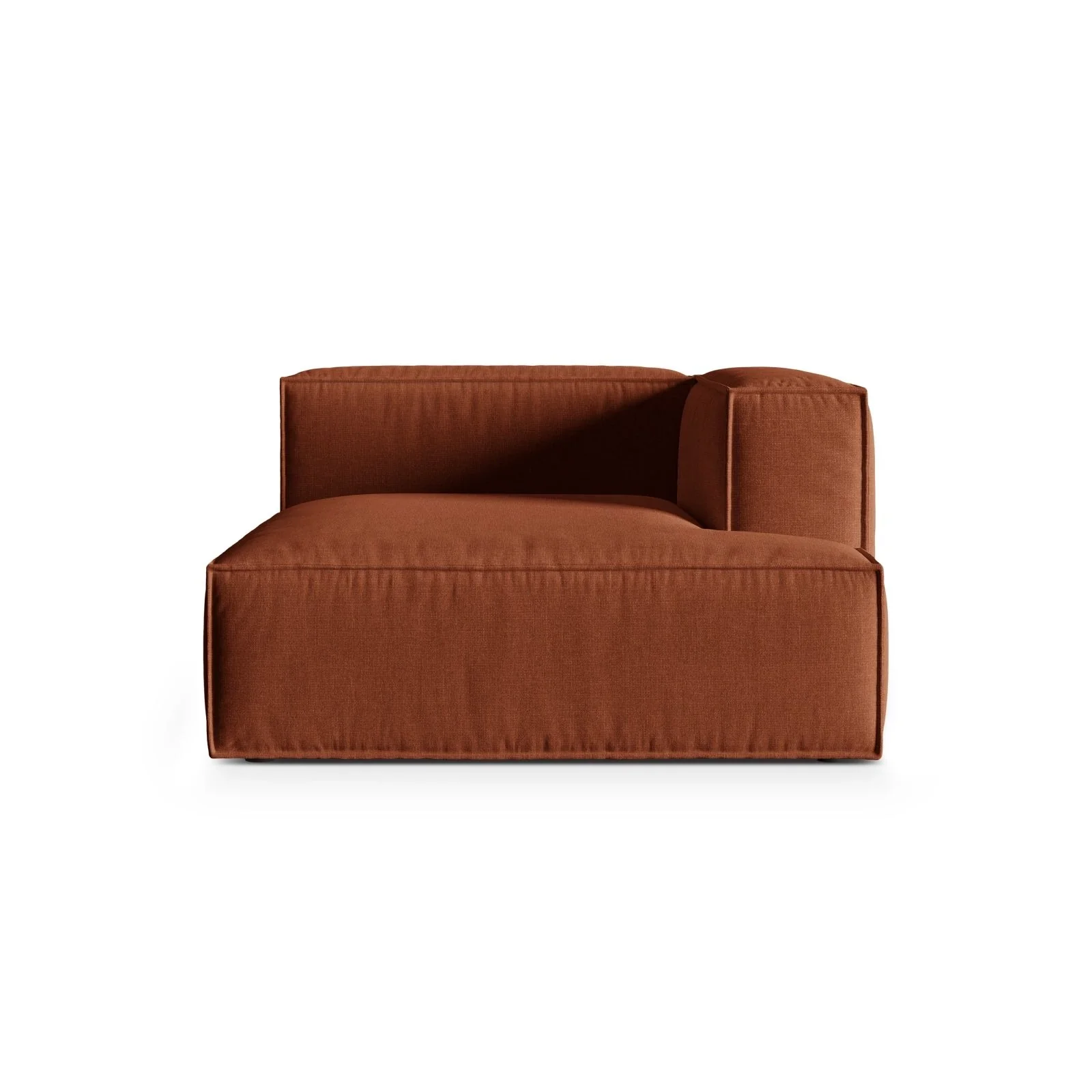 Nuria Modulares Sofa Sitzelement, Rechte Seite, aus Samt, Boucle oder Strukturstoff, 147x127 cm - Image 11