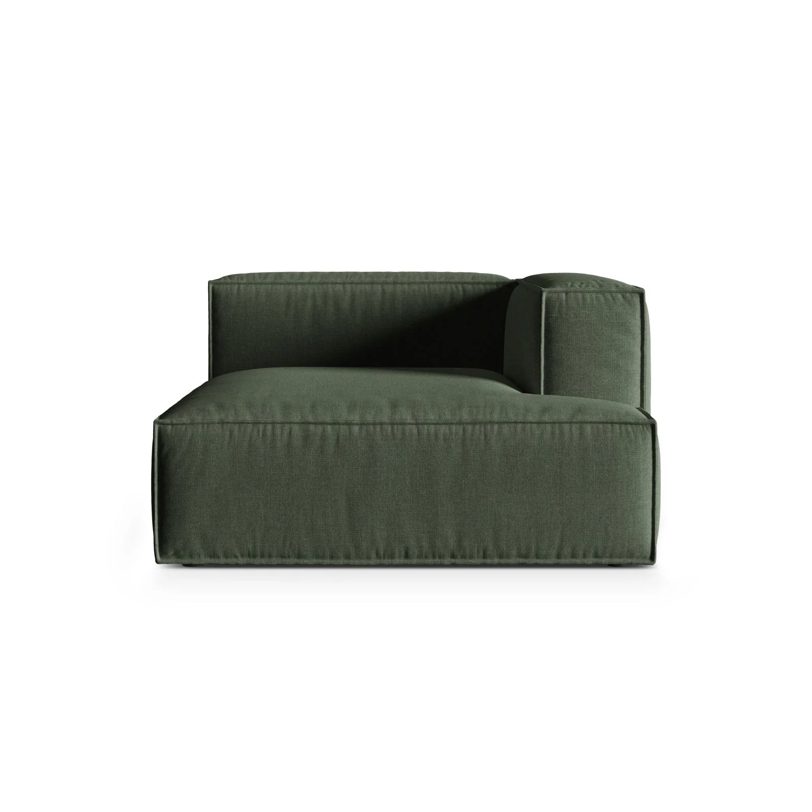 Nuria Modulares Sofa Sitzelement, Rechte Seite, aus Samt, Boucle oder Strukturstoff, 147x127 cm - Image 16