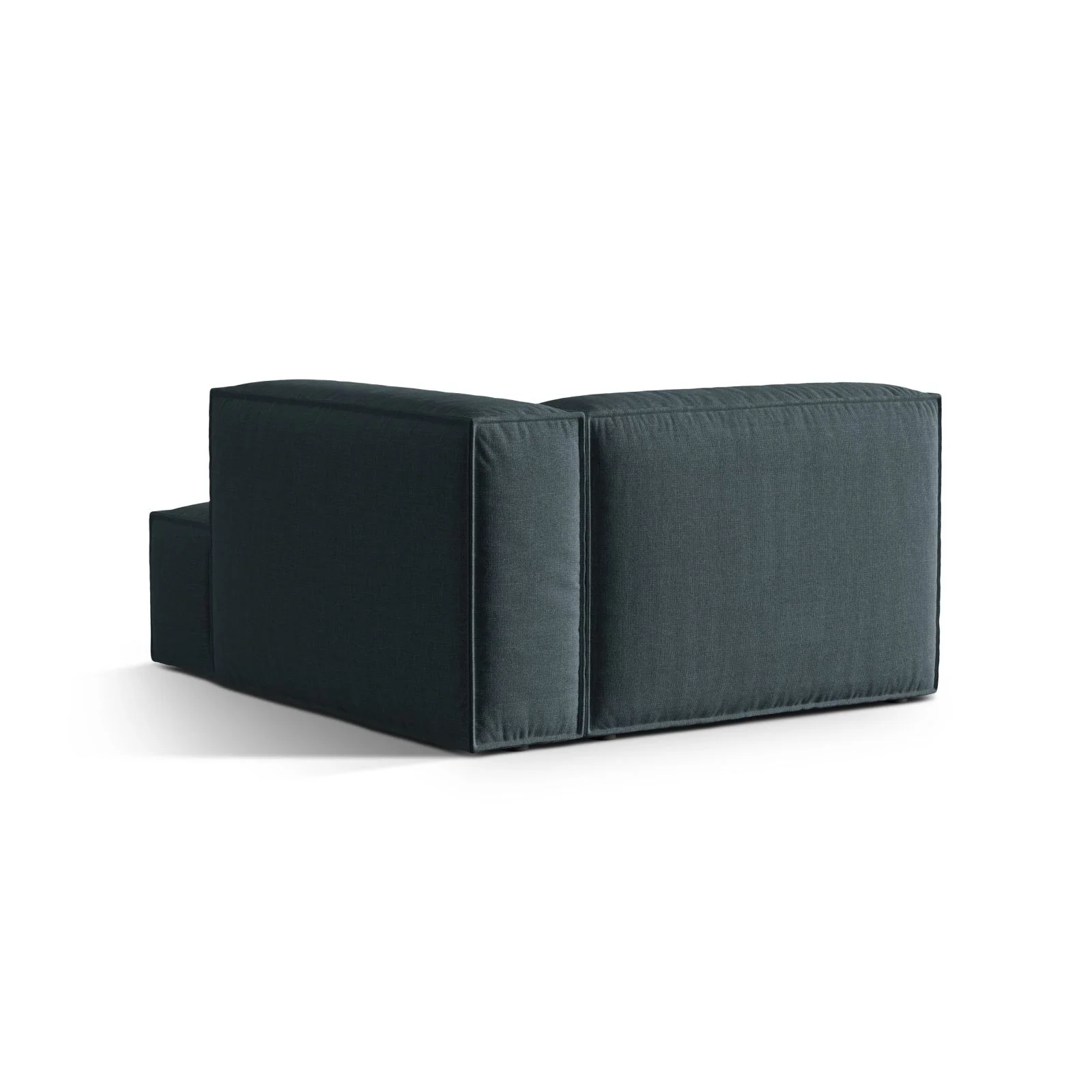 Nuria Modulares Sofa Sitzelement, Rechte Seite, aus Samt, Boucle oder Strukturstoff, 147x127 cm - Image 24