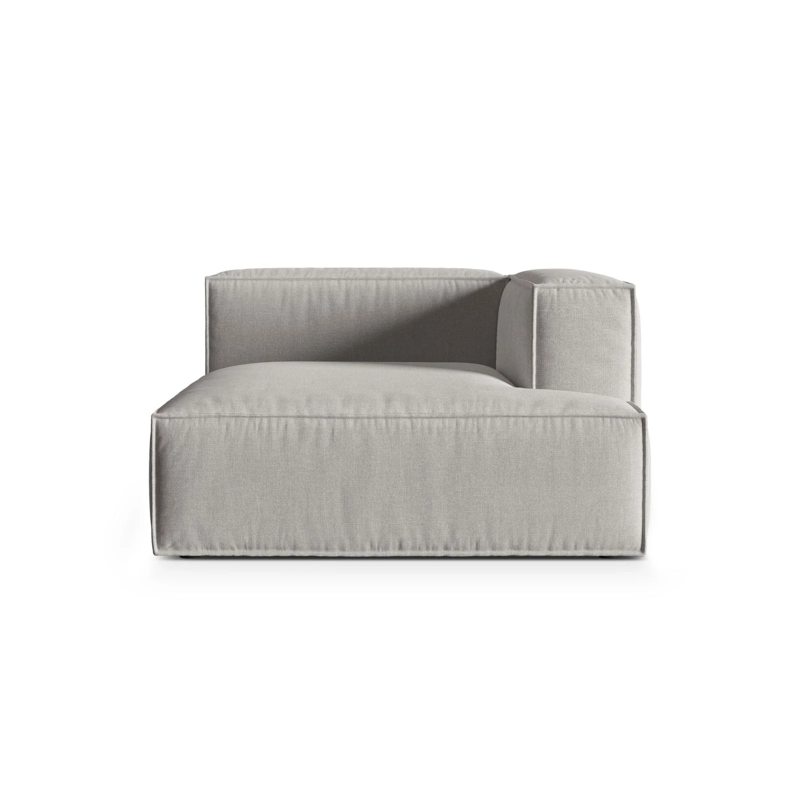 Nuria Modulares Sofa Sitzelement, Rechte Seite, aus Samt, Boucle oder Strukturstoff, 147x127 cm - Image 26