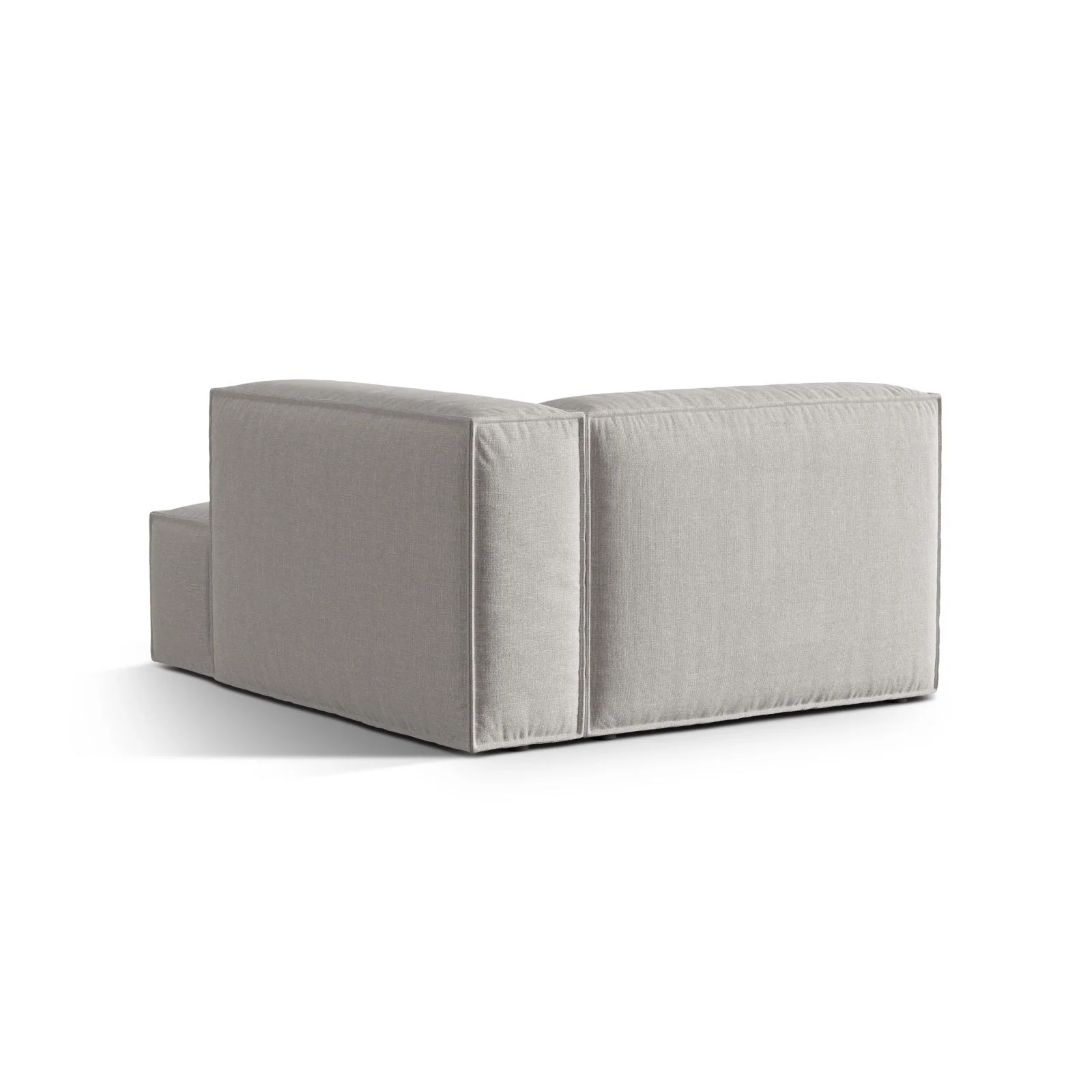 Nuria Modulares Sofa Sitzelement, Rechte Seite, aus Samt, Boucle oder Strukturstoff, 147x127 cm - Image 29
