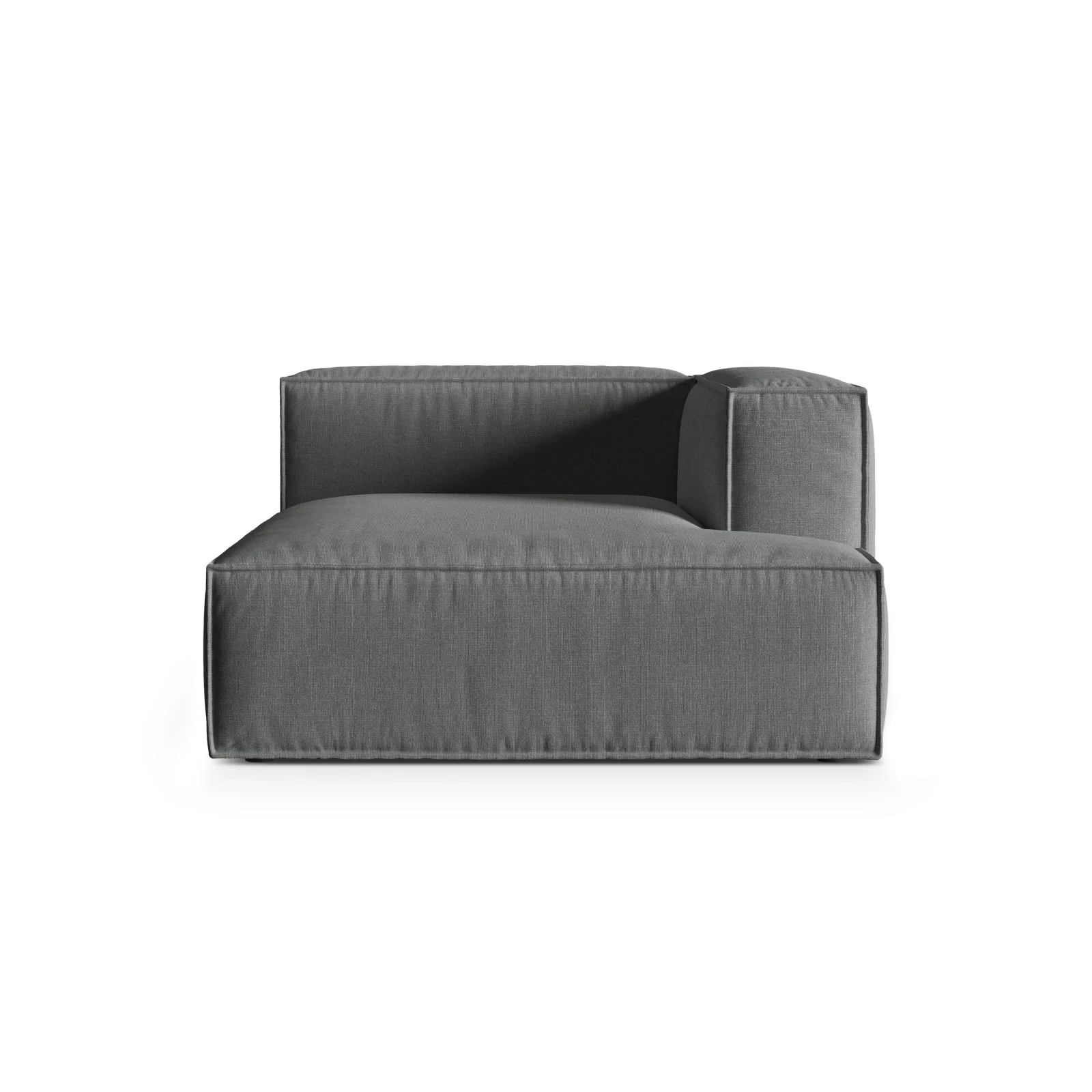 Nuria Modulares Sofa Sitzelement, Rechte Seite, aus Samt, Boucle oder Strukturstoff, 147x127 cm - Image 31