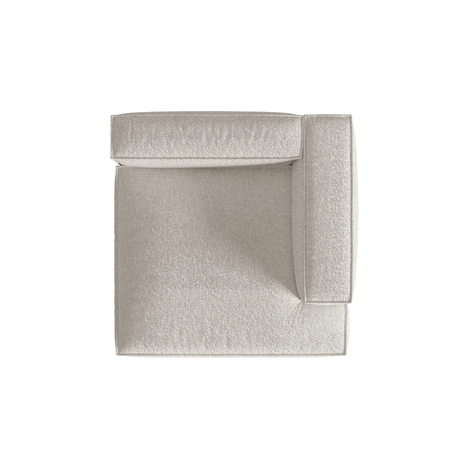 Nuria Modulares Sofa Sitzelement, Rechte Seite, aus Samt, Boucle oder Strukturstoff, 147x127 cm - Image 45