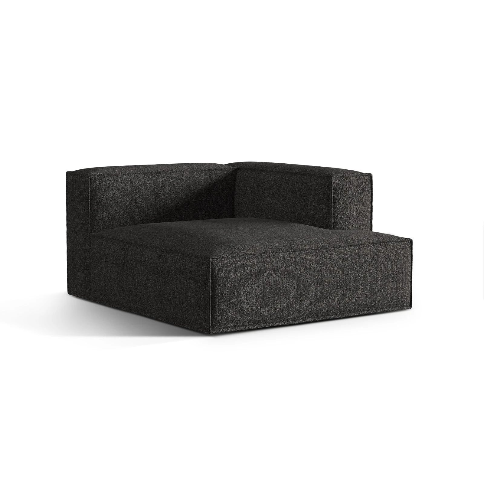 Nuria Modulares Sofa Sitzelement, Rechte Seite, aus Samt, Boucle oder Strukturstoff, 147x127 cm - Image 53