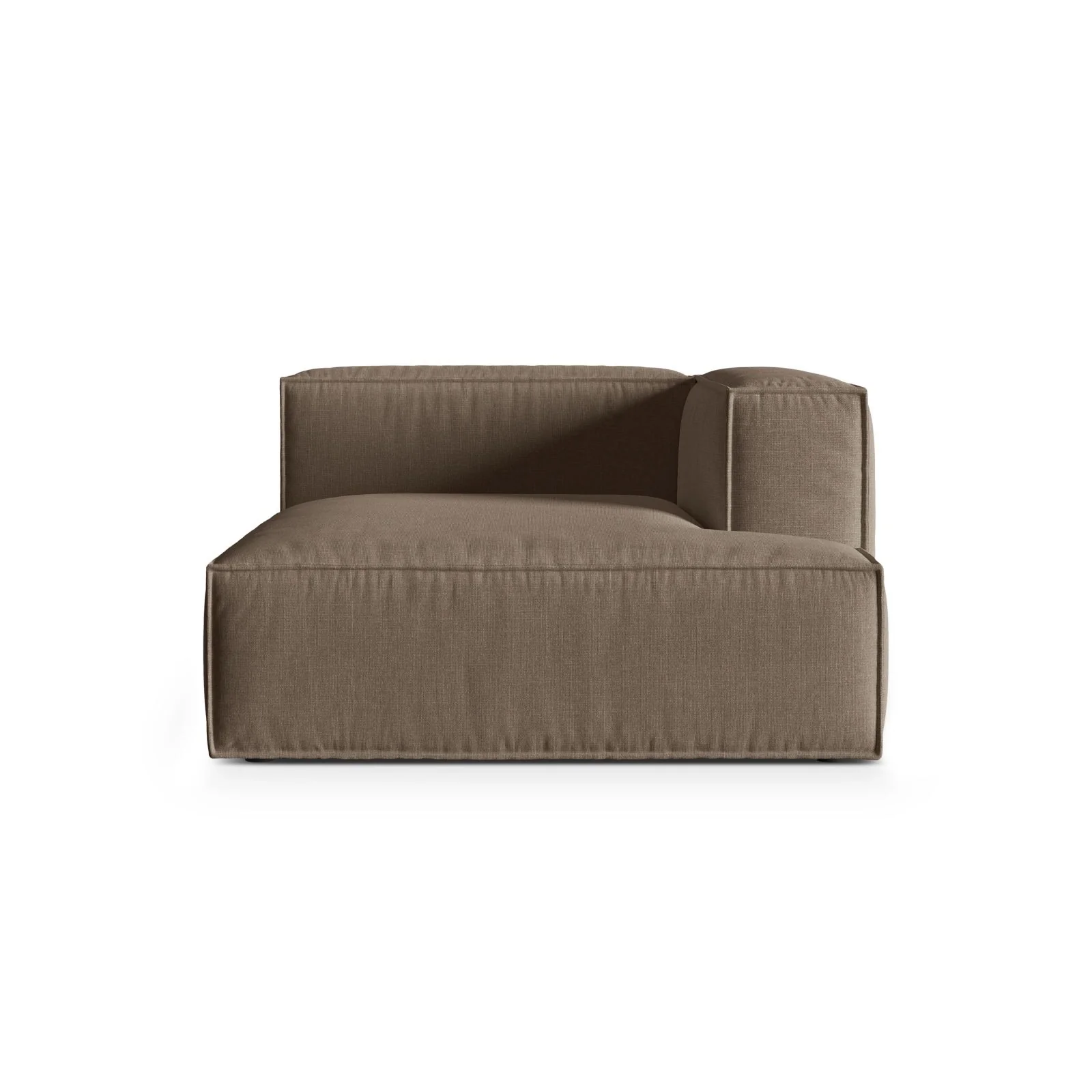Nuria Modulares Sofa Sitzelement, Rechte Seite, aus Samt, Boucle oder Strukturstoff, 147x127 cm - Image 6