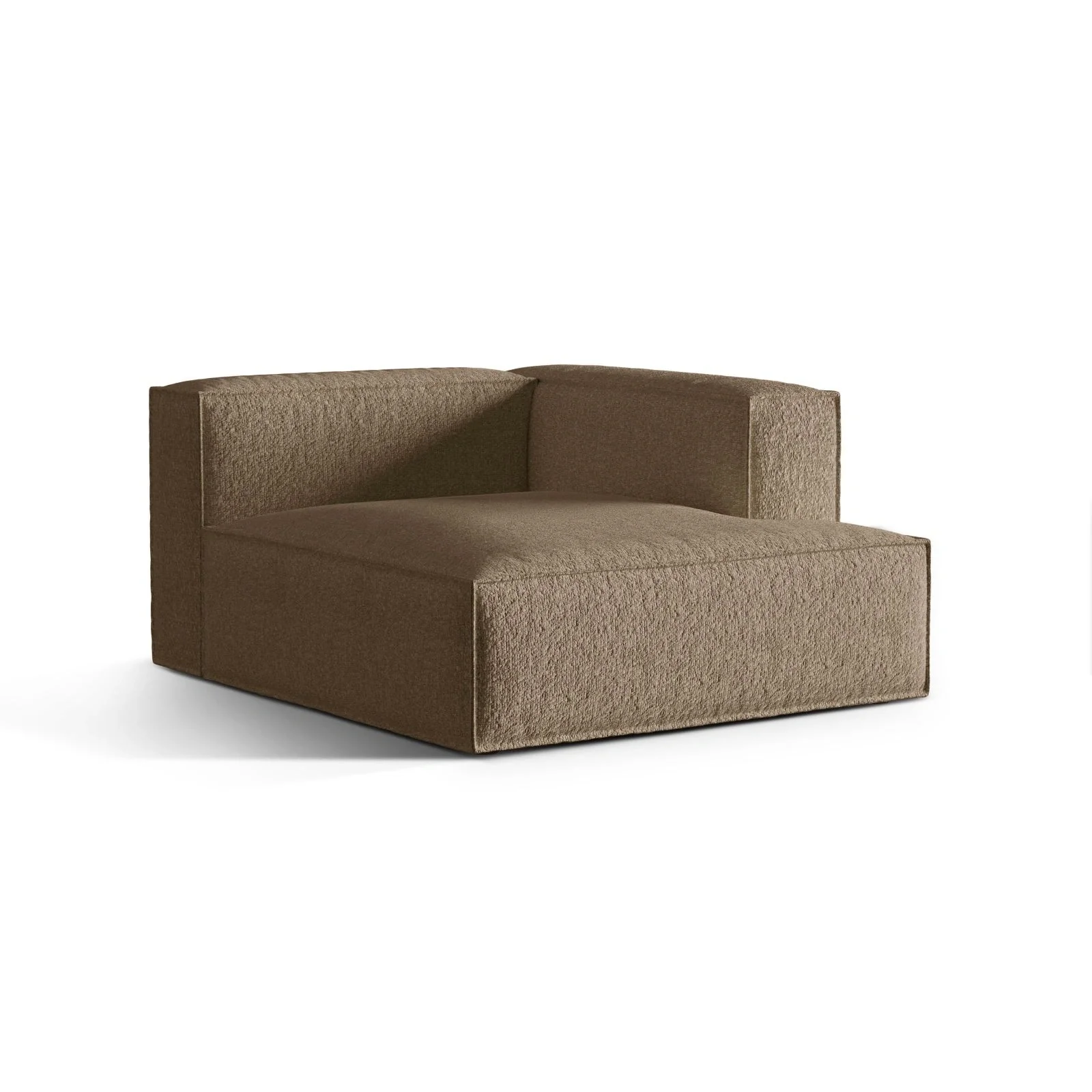 Nuria Modulares Sofa Sitzelement, Rechte Seite, aus Samt, Boucle oder Strukturstoff, 147x127 cm - Image 63