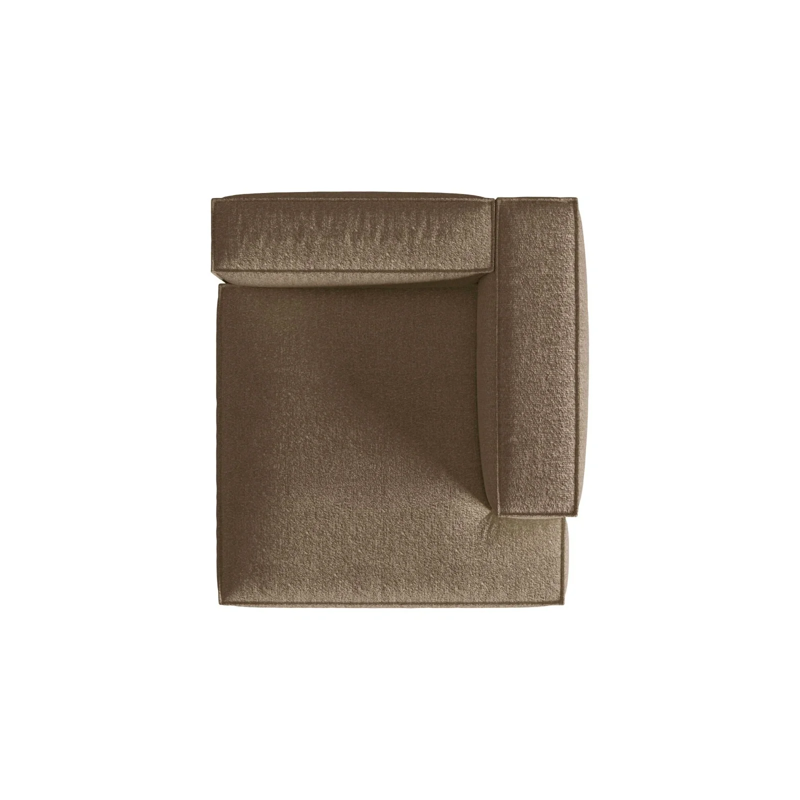 Nuria Modulares Sofa Sitzelement, Rechte Seite, aus Samt, Boucle oder Strukturstoff, 147x127 cm - Image 65