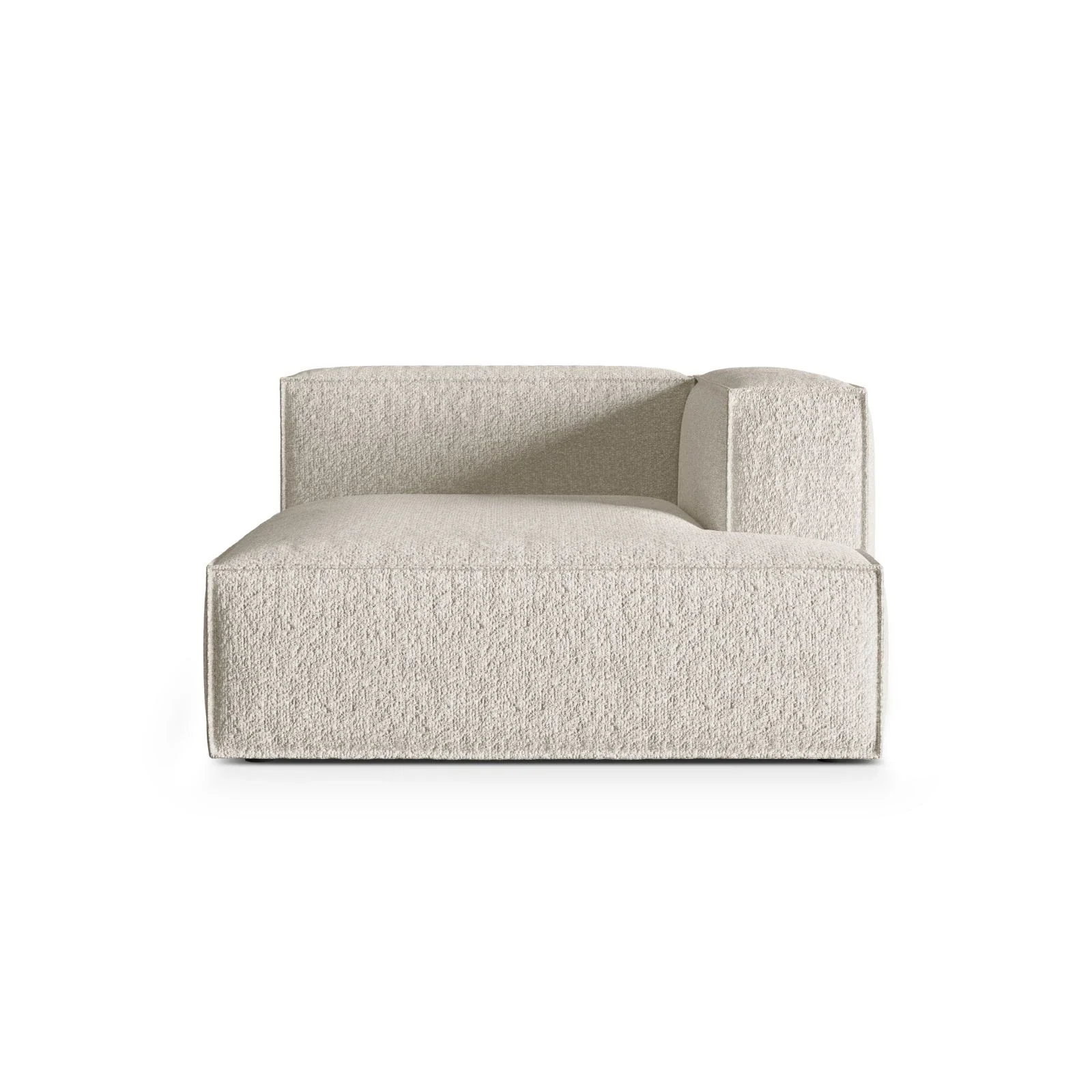 Nuria Modulares Sofa Sitzelement, Rechte Seite, aus Samt, Boucle oder Strukturstoff, 147x127 cm - Image 67