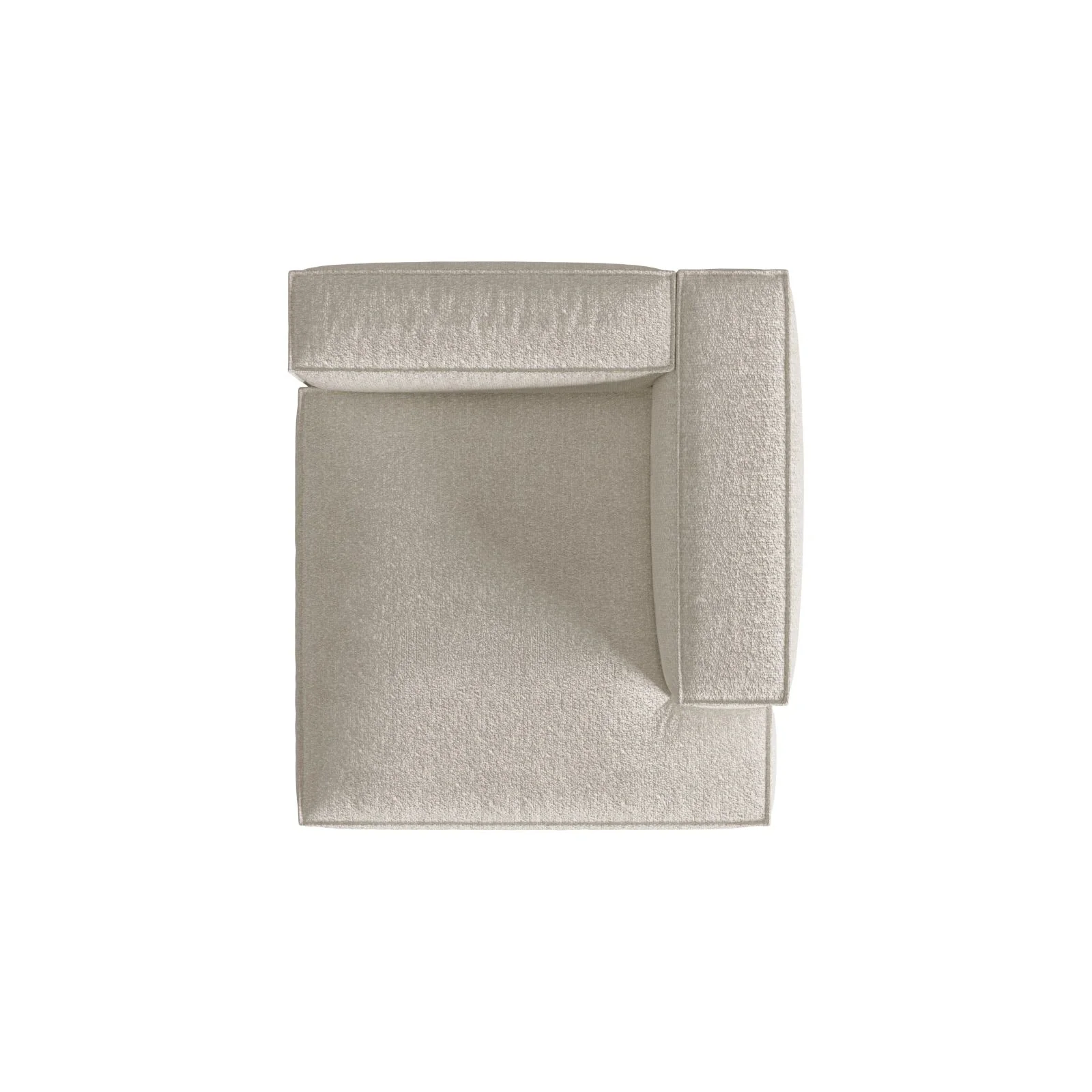 Nuria Modulares Sofa Sitzelement, Rechte Seite, aus Samt, Boucle oder Strukturstoff, 147x127 cm - Image 71