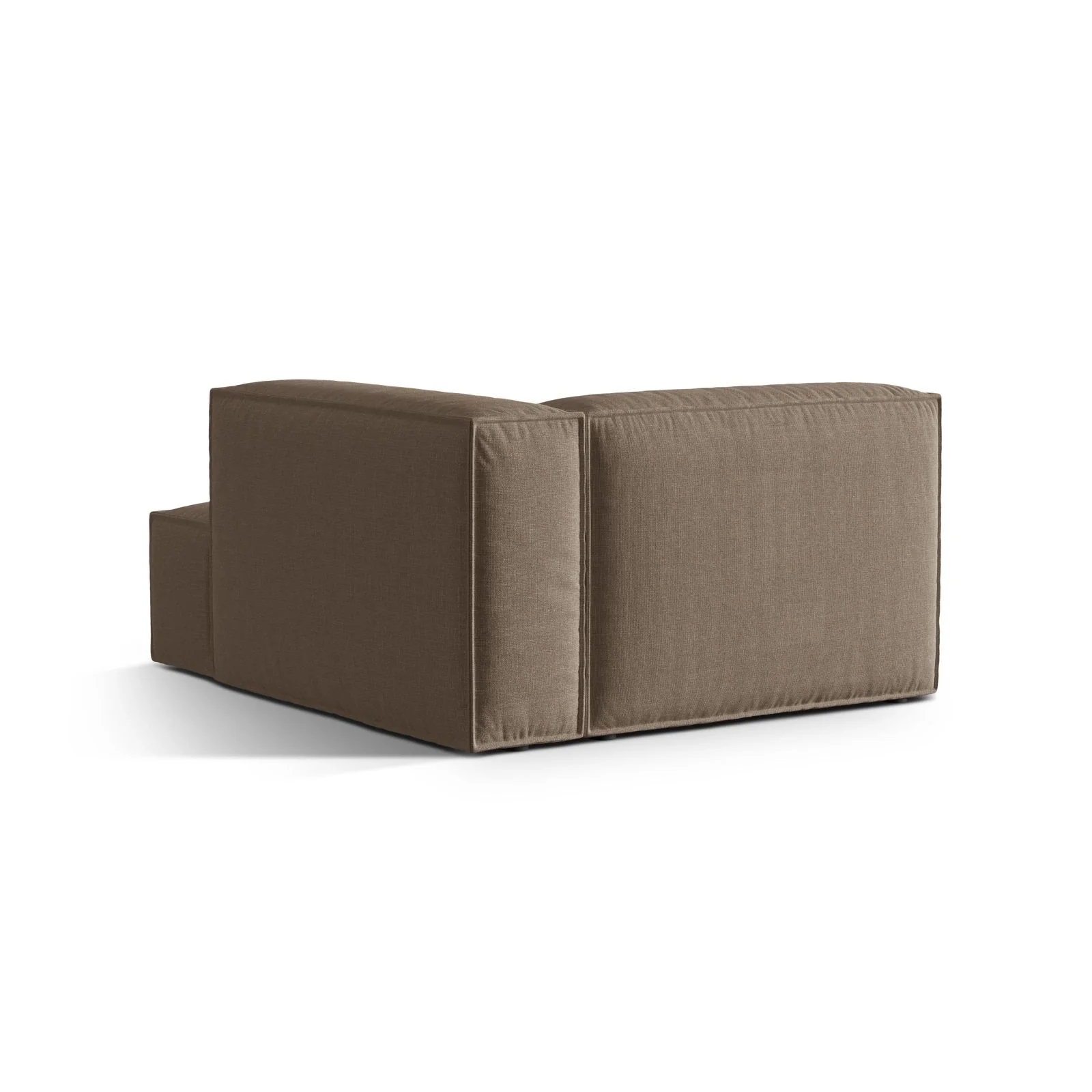 Nuria Modulares Sofa Sitzelement, Rechte Seite, aus Samt, Boucle oder Strukturstoff, 147x127 cm - Image 9