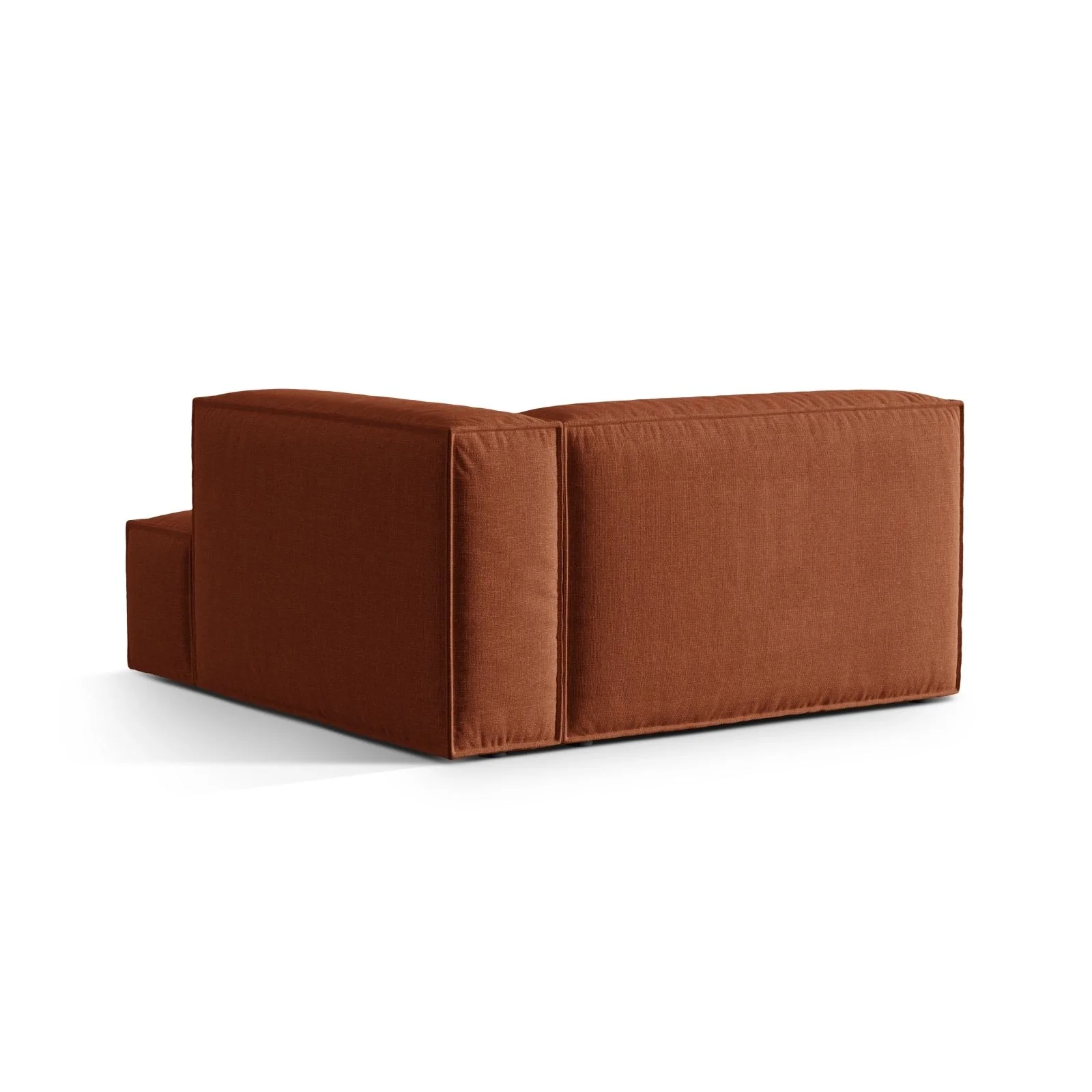 Nuria Modulares Sofa Sitzelement, Rechte Seite, aus Samt, Boucle oder Strukturstoff, 147x147 cm - Image 14