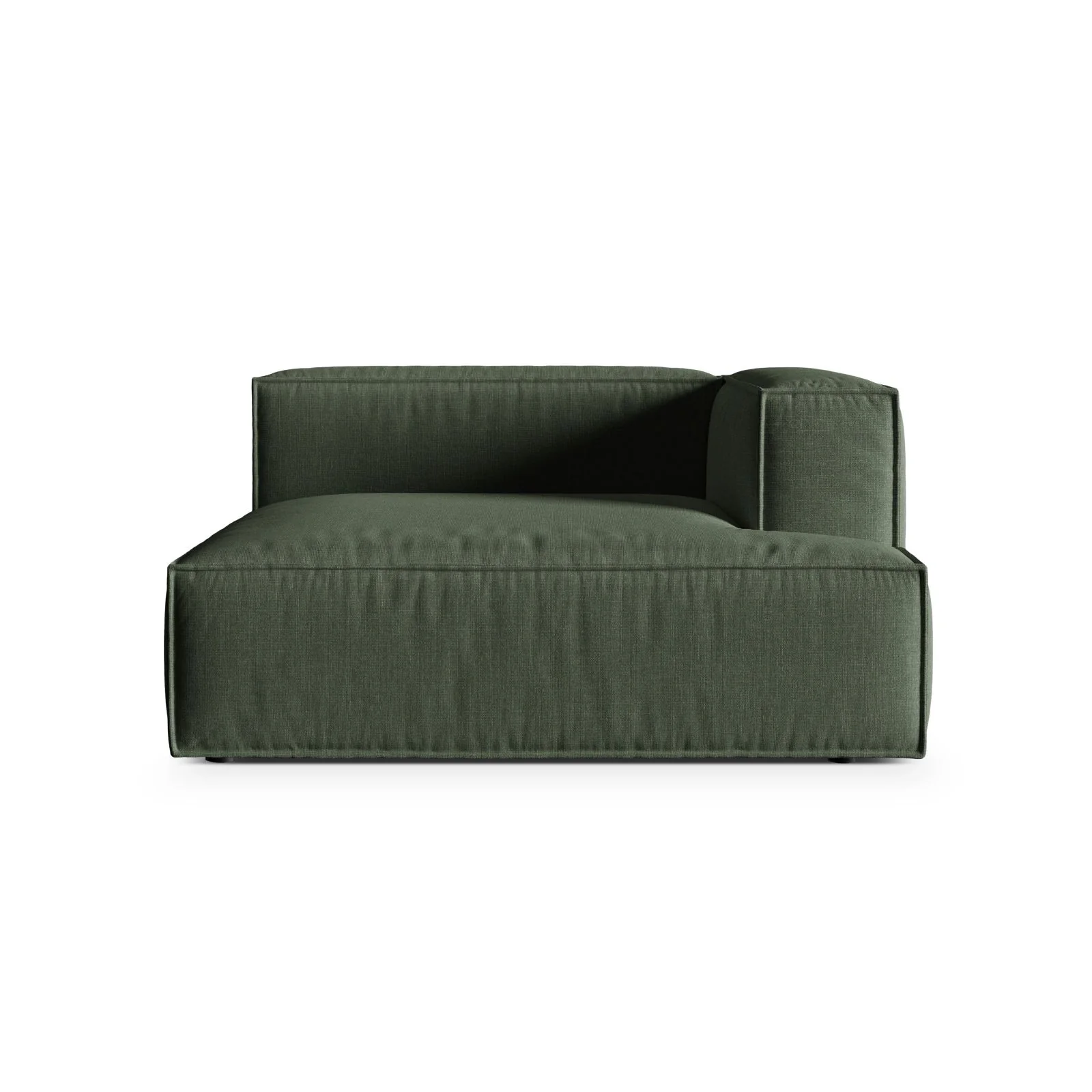 Nuria Modulares Sofa Sitzelement, Rechte Seite, aus Samt, Boucle oder Strukturstoff, 147x147 cm - Image 16