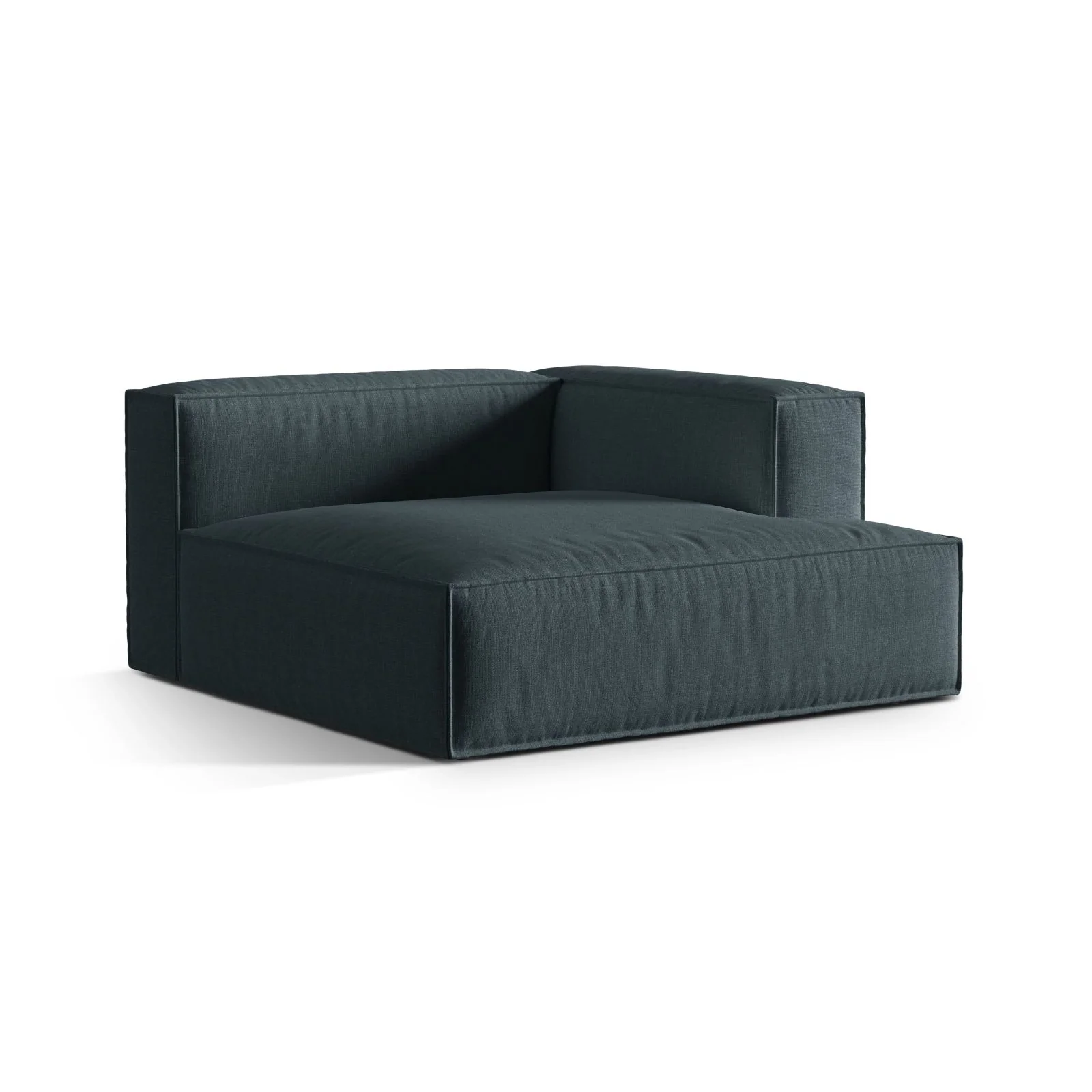Nuria Modulares Sofa Sitzelement, Rechte Seite, aus Samt, Boucle oder Strukturstoff, 147x147 cm - Image 23