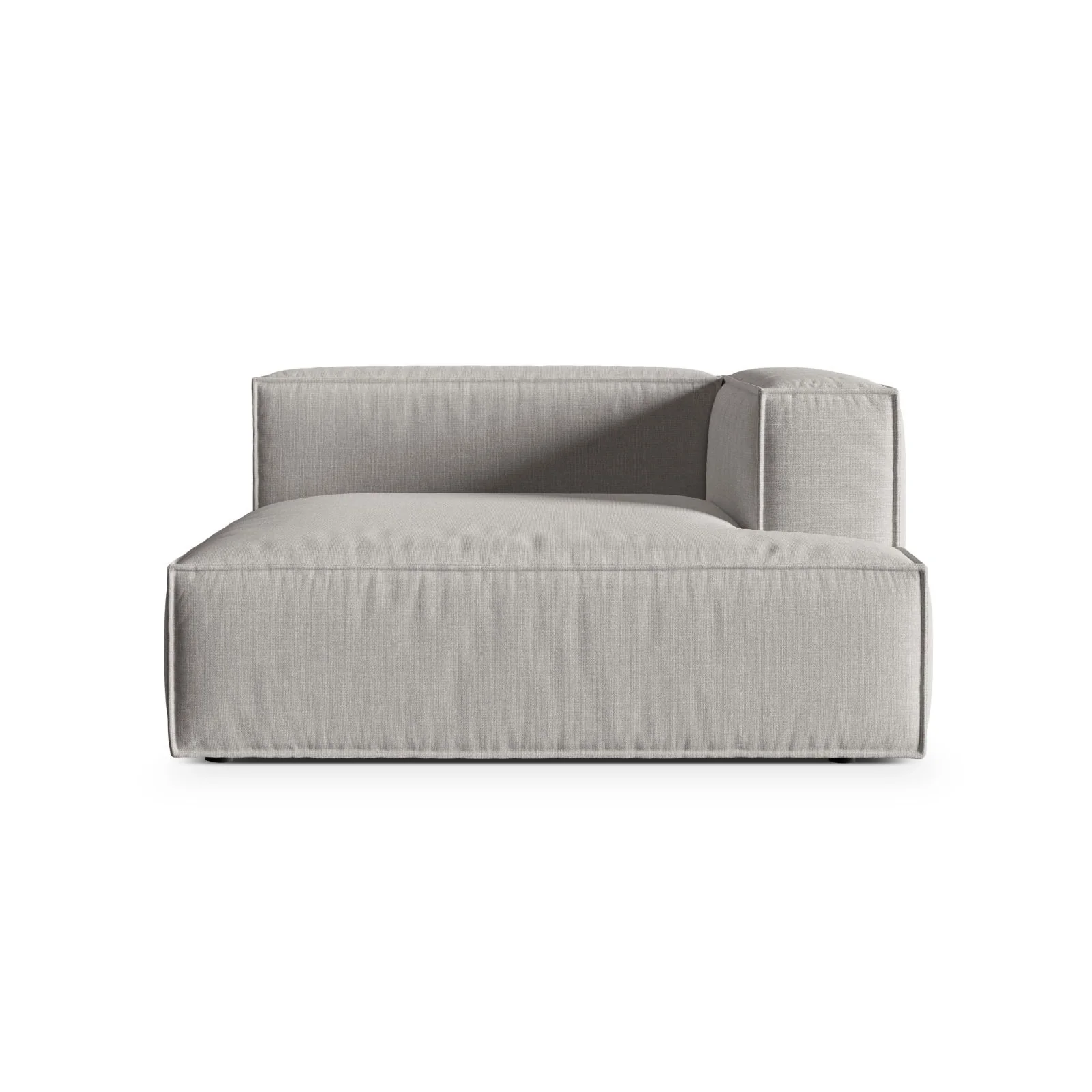 Nuria Modulares Sofa Sitzelement, Rechte Seite, aus Samt, Boucle oder Strukturstoff, 147x147 cm - Image 26
