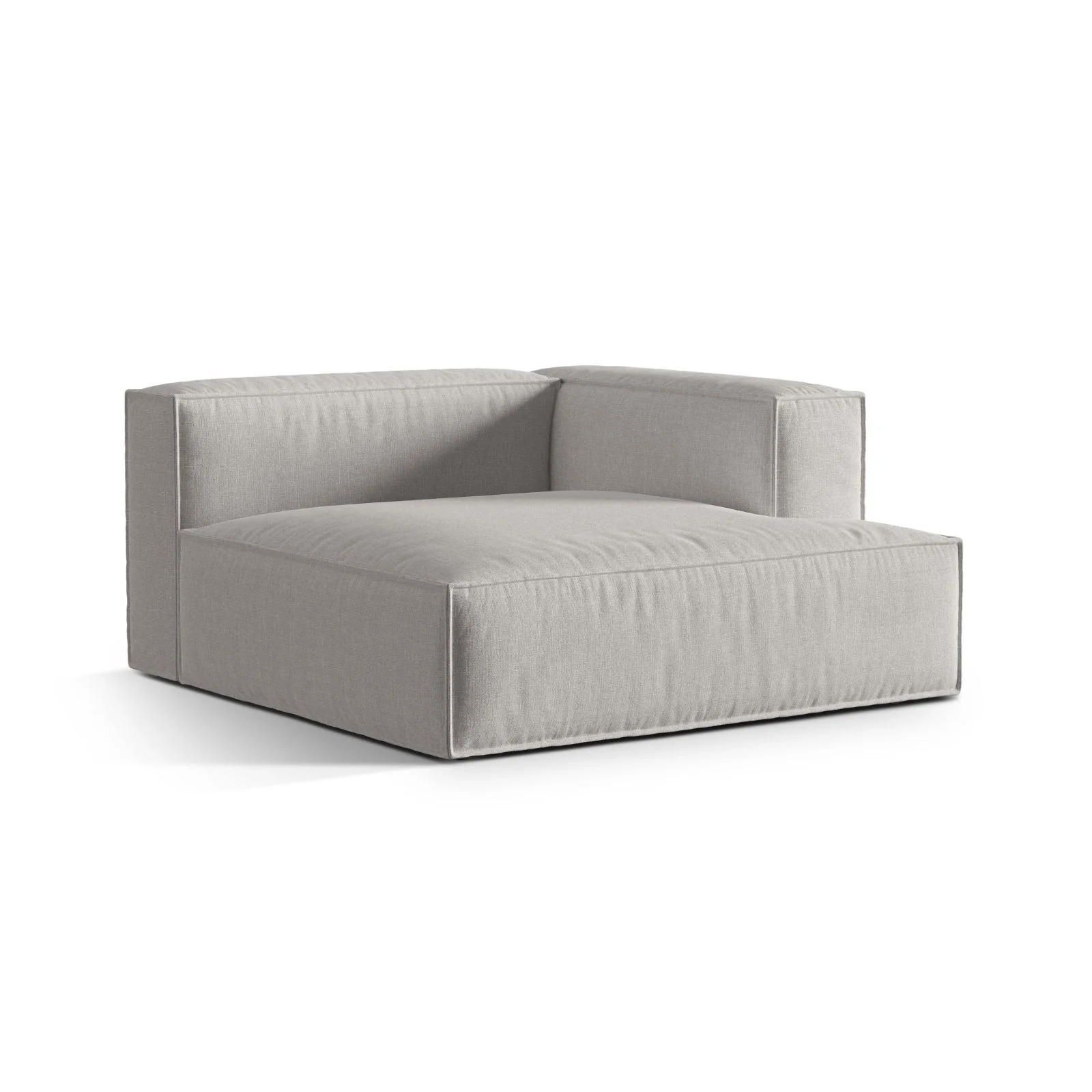 Nuria Modulares Sofa Sitzelement, Rechte Seite, aus Samt, Boucle oder Strukturstoff, 147x147 cm - Image 28