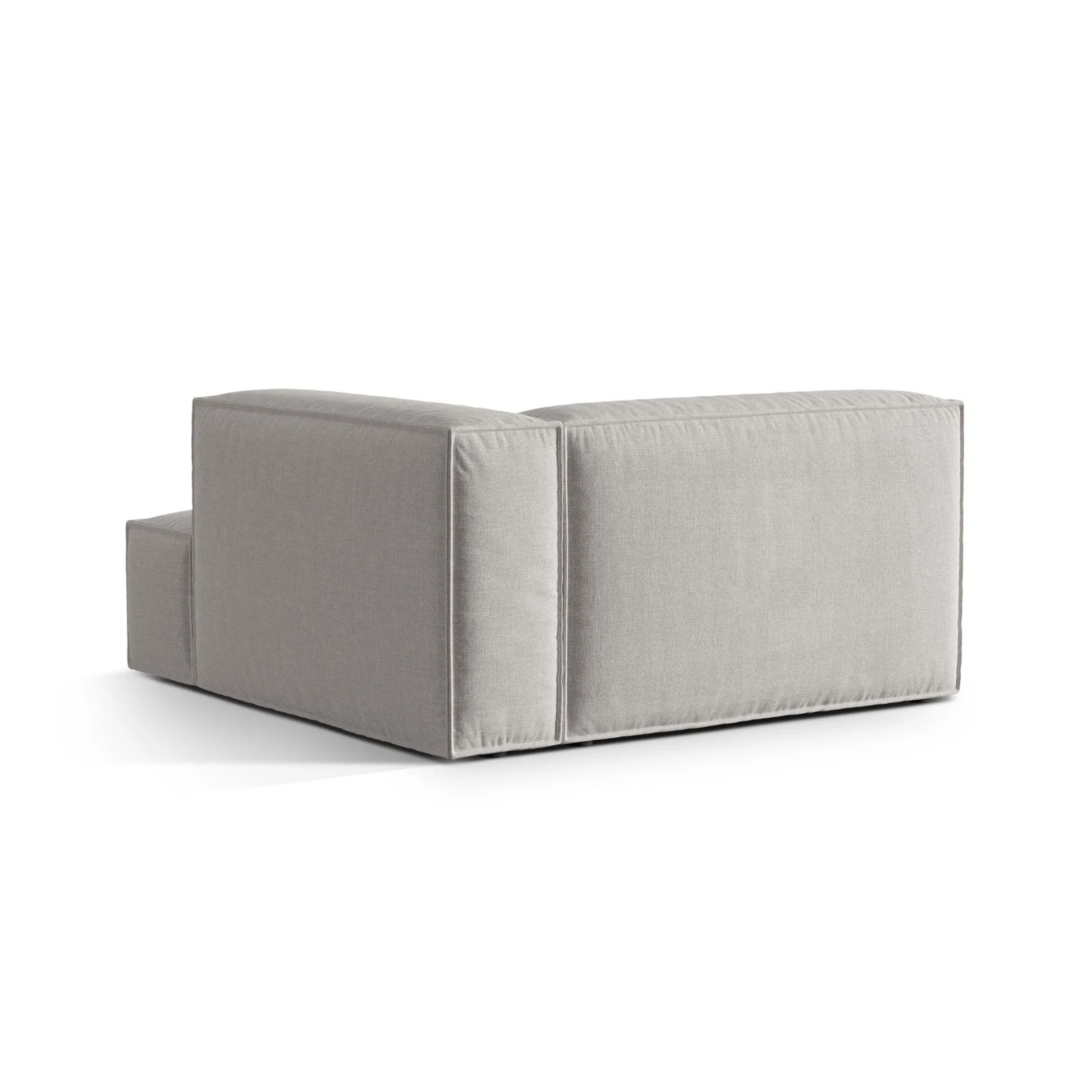 Nuria Modulares Sofa Sitzelement, Rechte Seite, aus Samt, Boucle oder Strukturstoff, 147x147 cm - Image 29