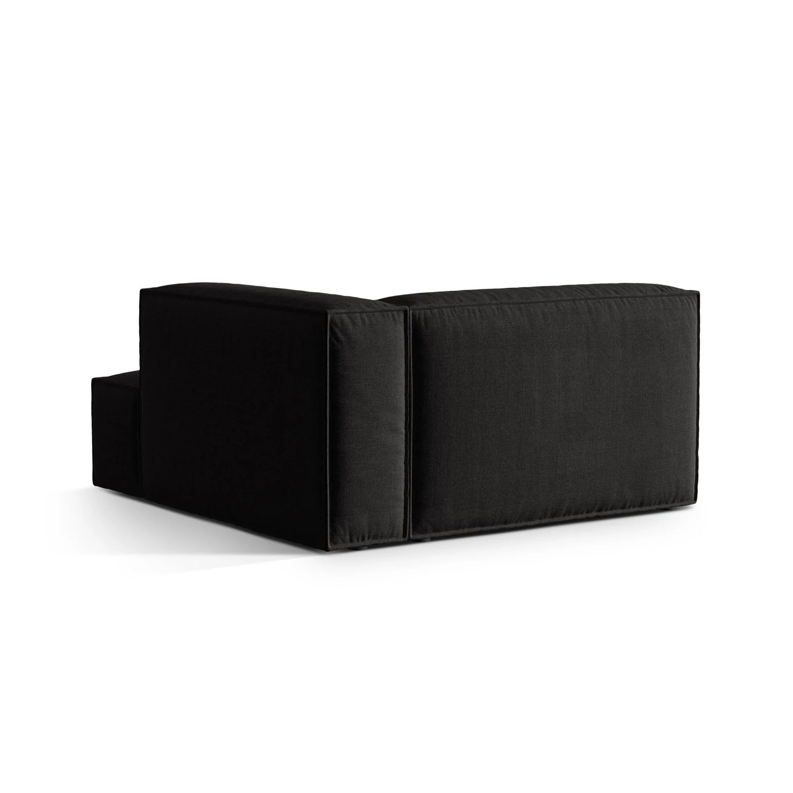 Nuria Modulares Sofa Sitzelement, Rechte Seite, aus Samt, Boucle oder Strukturstoff, 147x147 cm - Image 39