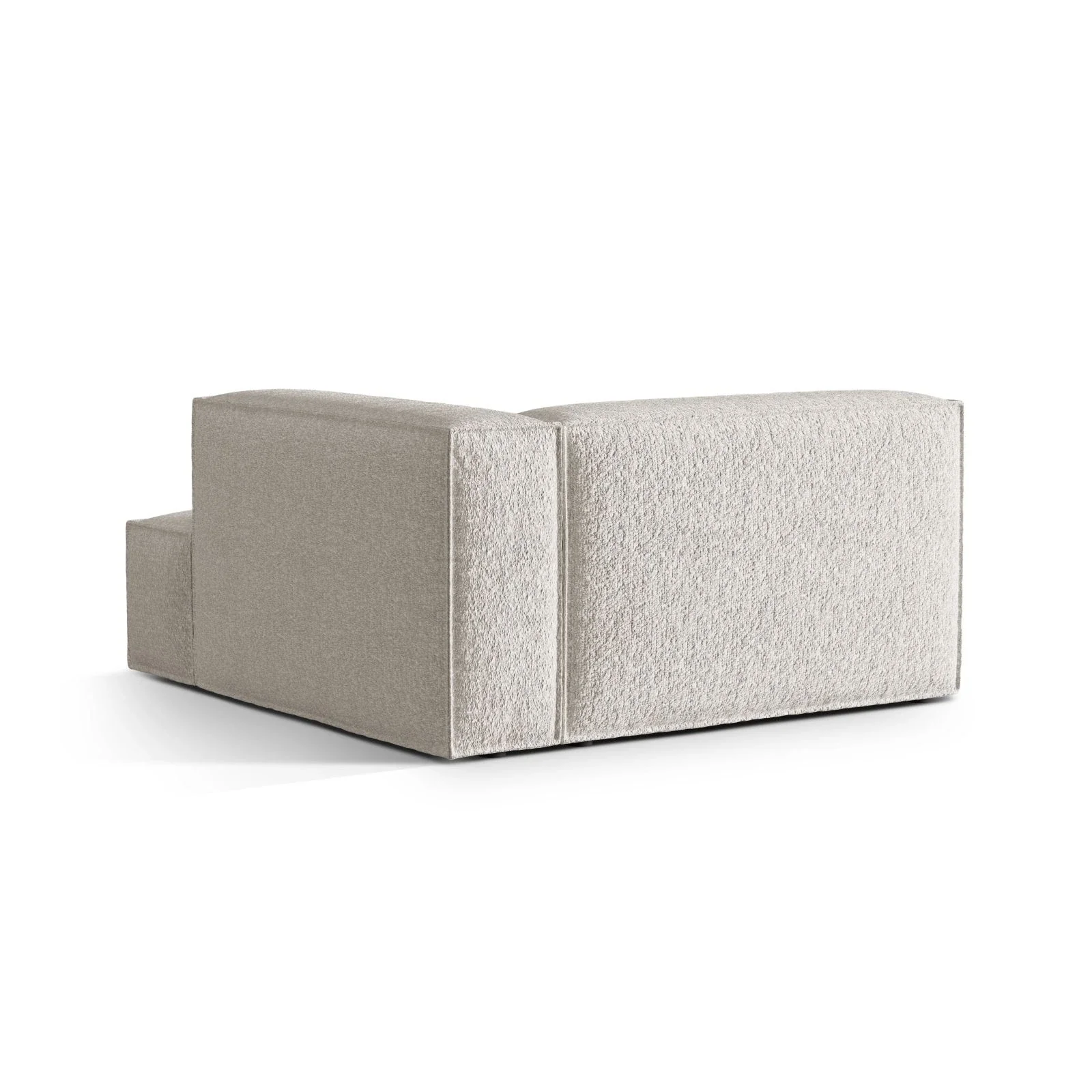 Nuria Modulares Sofa Sitzelement, Rechte Seite, aus Samt, Boucle oder Strukturstoff, 147x147 cm - Image 44