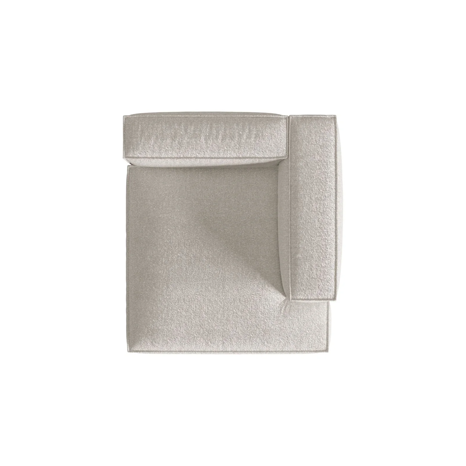 Nuria Modulares Sofa Sitzelement, Rechte Seite, aus Samt, Boucle oder Strukturstoff, 147x147 cm - Image 45