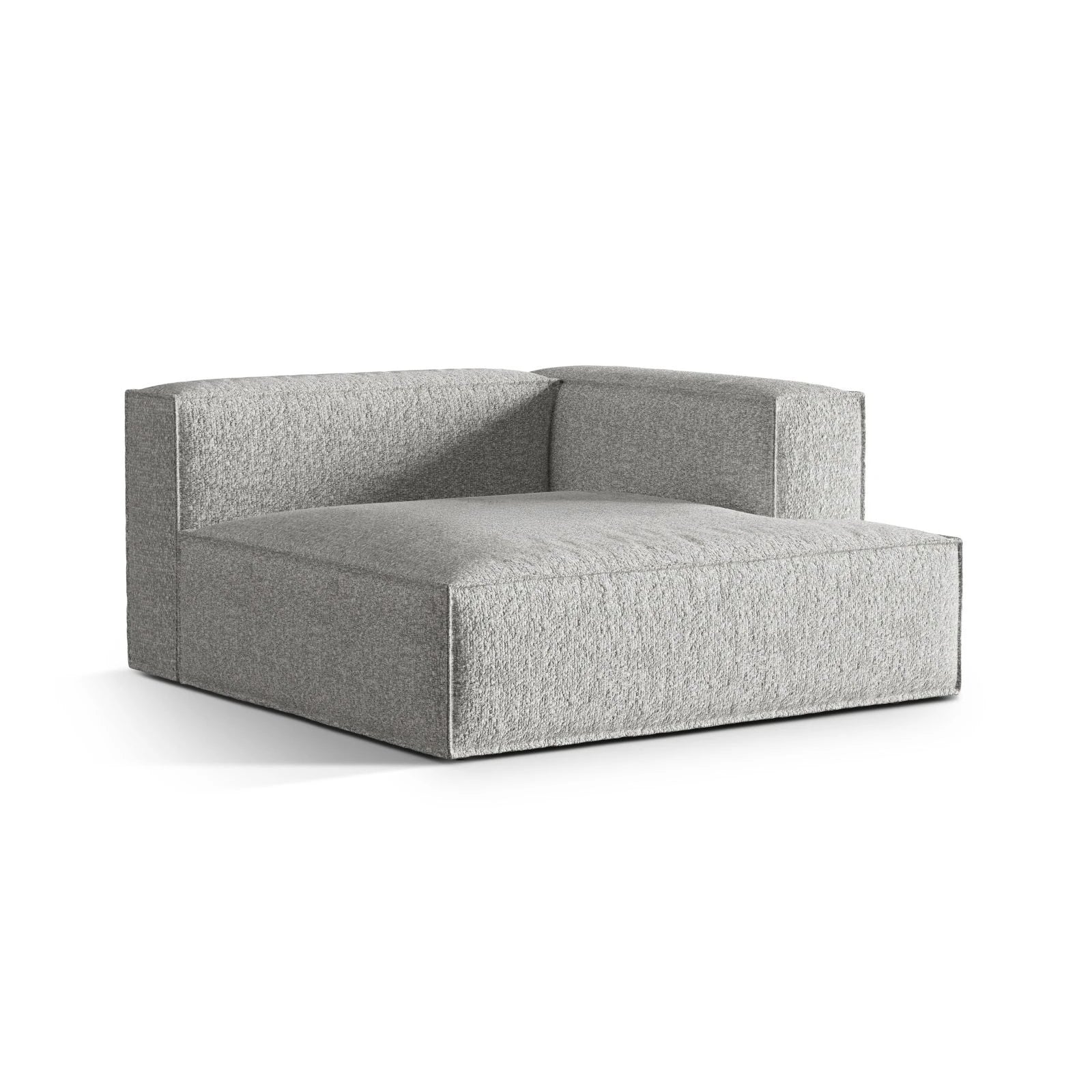 Nuria Modulares Sofa Sitzelement, Rechte Seite, aus Samt, Boucle oder Strukturstoff, 147x147 cm - Image 48