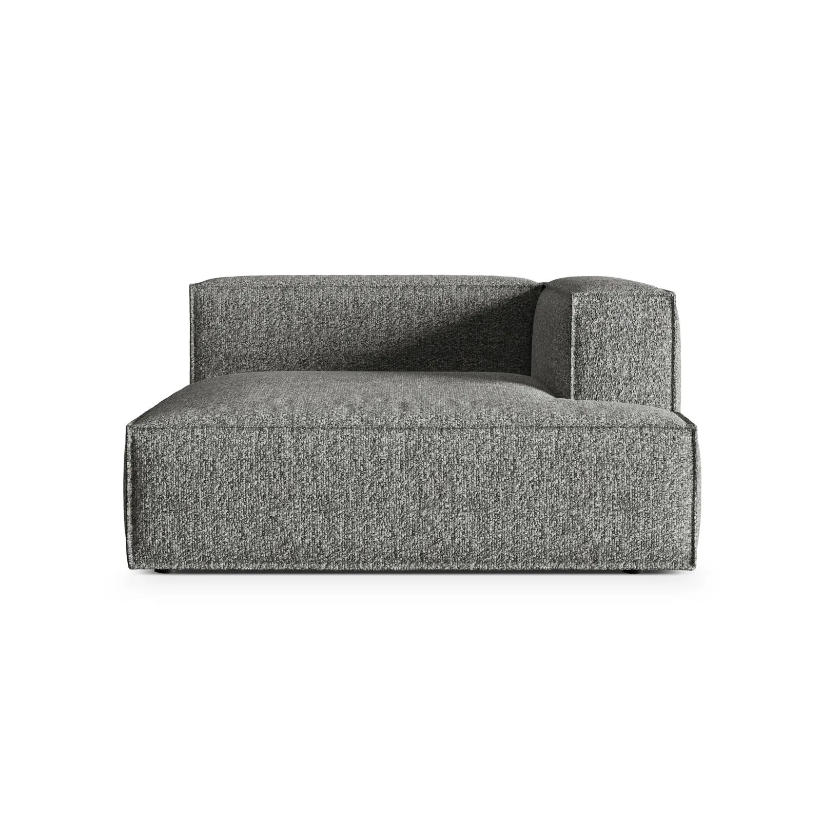 Nuria Modulares Sofa Sitzelement, Rechte Seite, aus Samt, Boucle oder Strukturstoff, 147x147 cm - Image 56