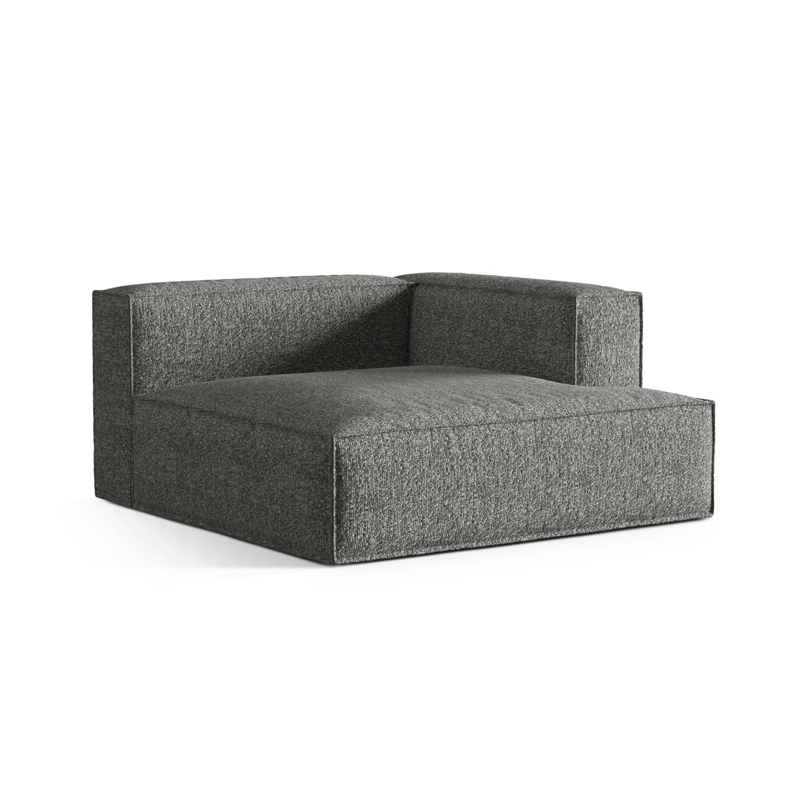 Nuria Modulares Sofa Sitzelement, Rechte Seite, aus Samt, Boucle oder Strukturstoff, 147x147 cm - Image 58