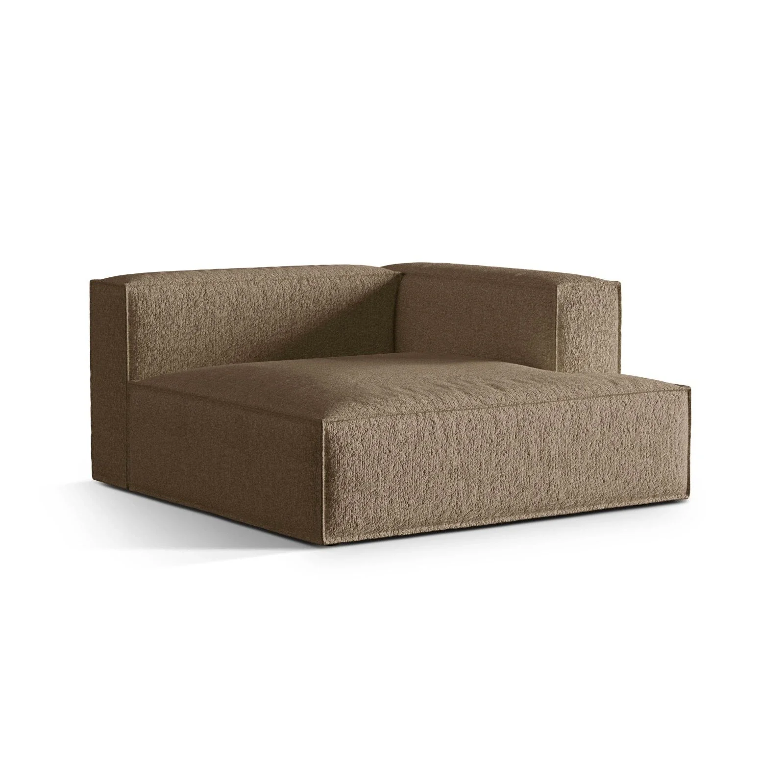 Nuria Modulares Sofa Sitzelement, Rechte Seite, aus Samt, Boucle oder Strukturstoff, 147x147 cm - Image 63