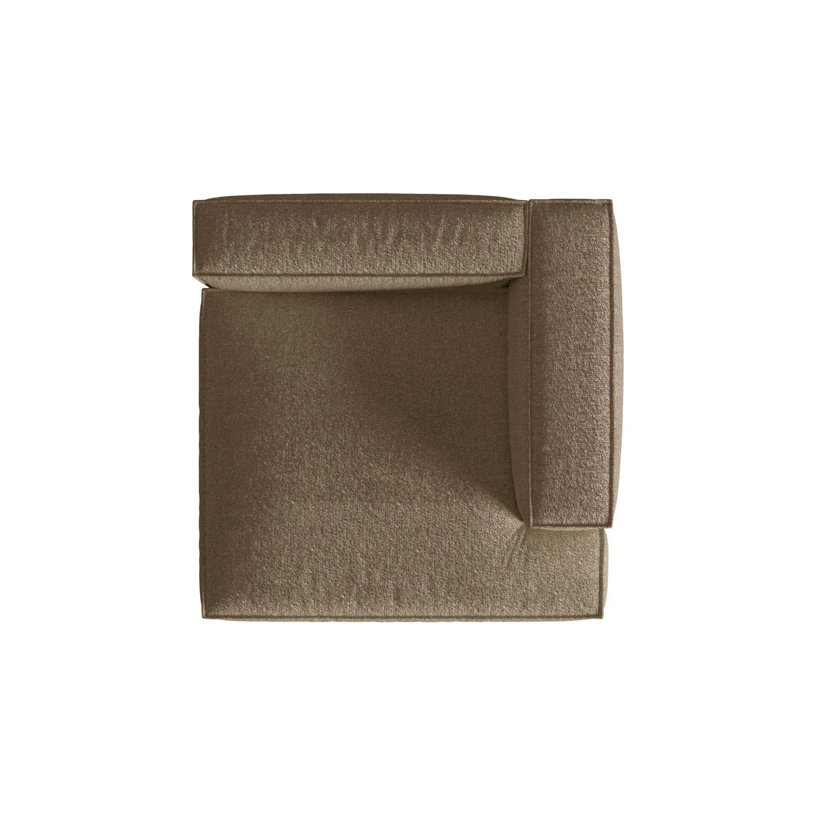 Nuria Modulares Sofa Sitzelement, Rechte Seite, aus Samt, Boucle oder Strukturstoff, 147x147 cm - Image 65