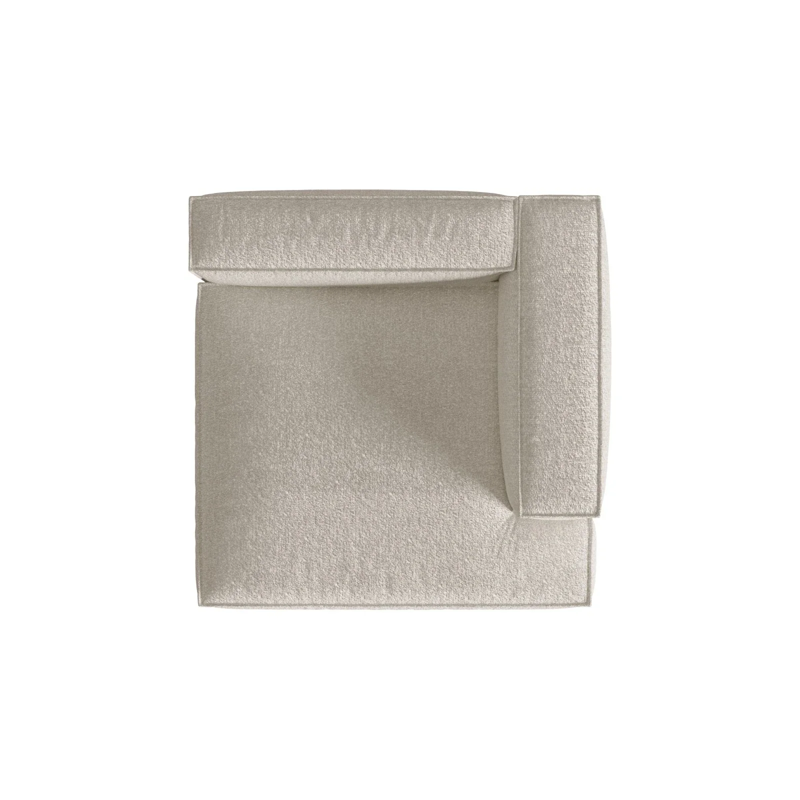 Nuria Modulares Sofa Sitzelement, Rechte Seite, aus Samt, Boucle oder Strukturstoff, 147x147 cm - Image 71