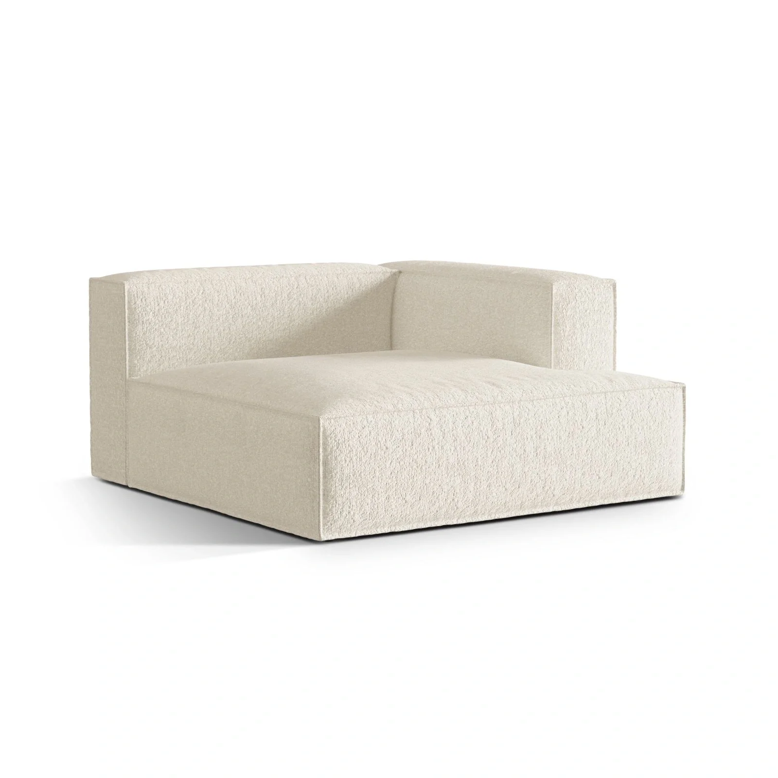 Nuria Modulares Sofa Sitzelement, Rechte Seite, aus Samt, Boucle oder Strukturstoff, 147x147 cm - Image 75