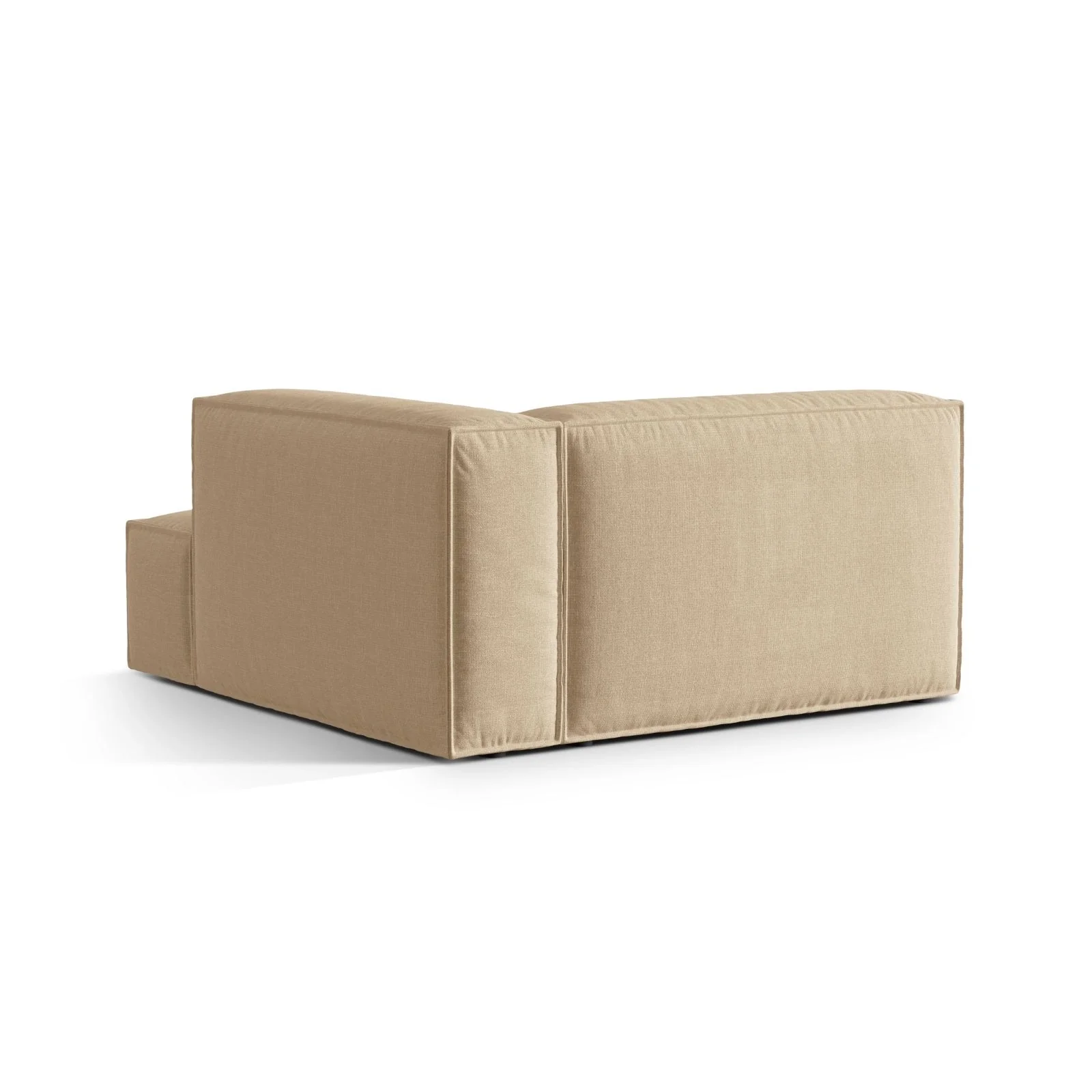 Nuria Modulares Sofa Sitzelement, Rechte Seite, aus Samt, Boucle oder Strukturstoff, 147x147 cm - Image 87