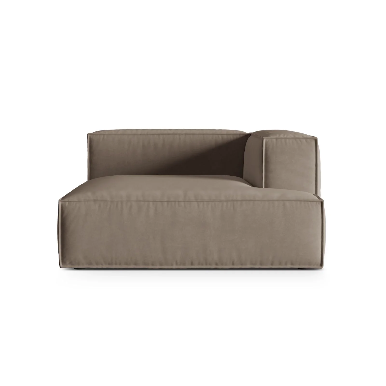 Nuria Modulares Sofa Sitzelement, Rechte Seite, aus Samt, Boucle oder Strukturstoff, 147x147 cm - Image 89