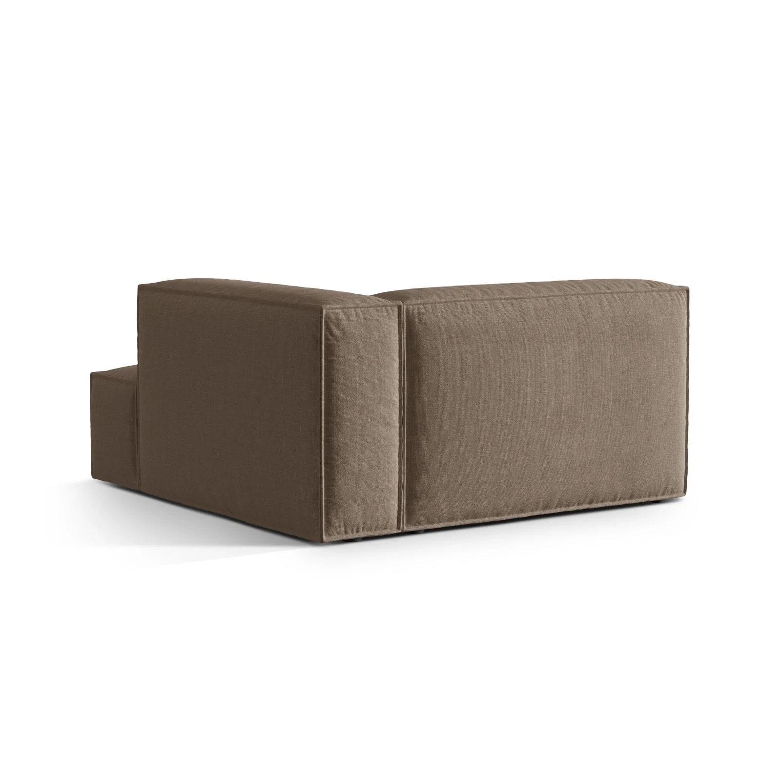 Nuria Modulares Sofa Sitzelement, Rechte Seite, aus Samt, Boucle oder Strukturstoff, 147x147 cm - Image 9