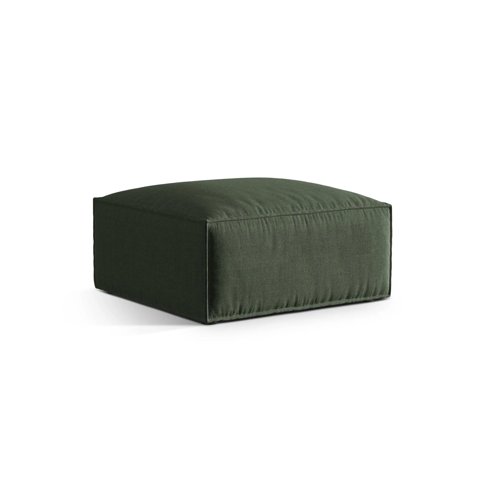 Nuria Pouf aus Samt, Boucle oder Strukturstoff, 85x85 cm - Image 11
