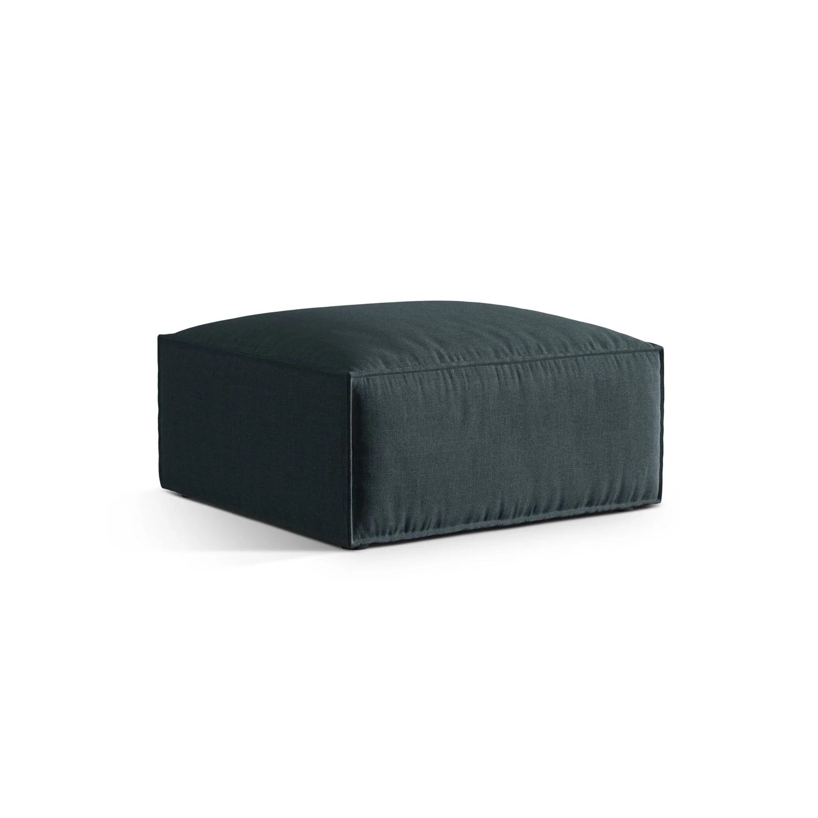 Nuria Pouf aus Samt, Boucle oder Strukturstoff, 85x85 cm - Image 14