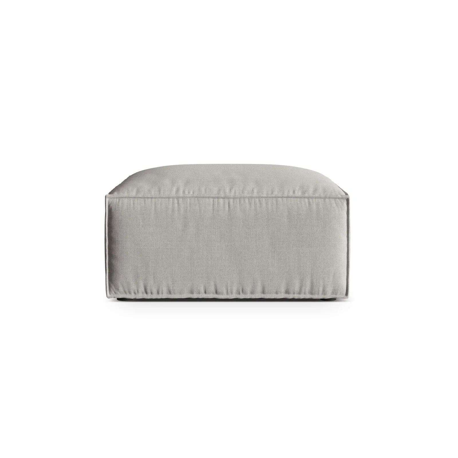 Nuria Pouf aus Samt, Boucle oder Strukturstoff, 85x85 cm - Image 16
