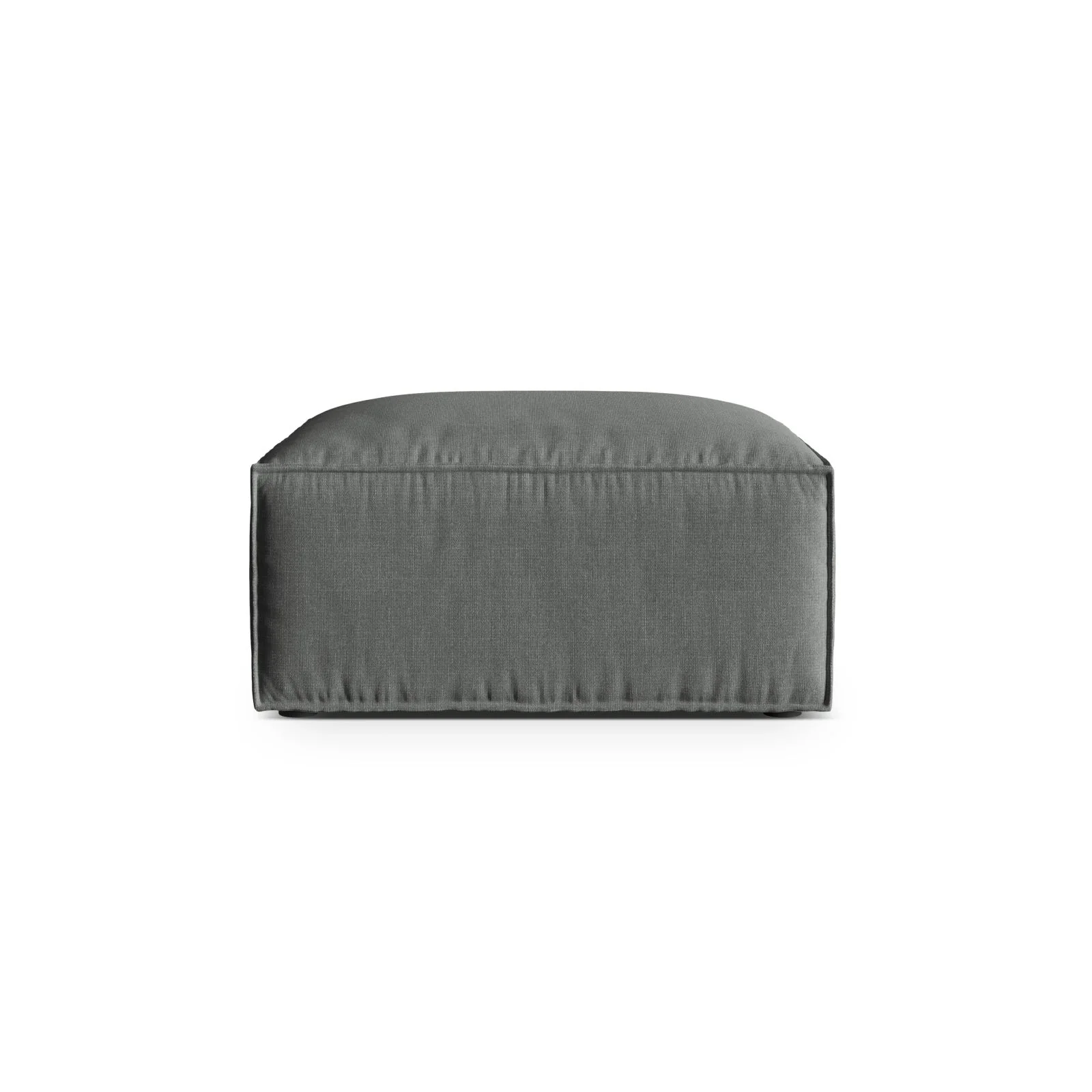 Nuria Pouf aus Samt, Boucle oder Strukturstoff, 85x85 cm - Image 19